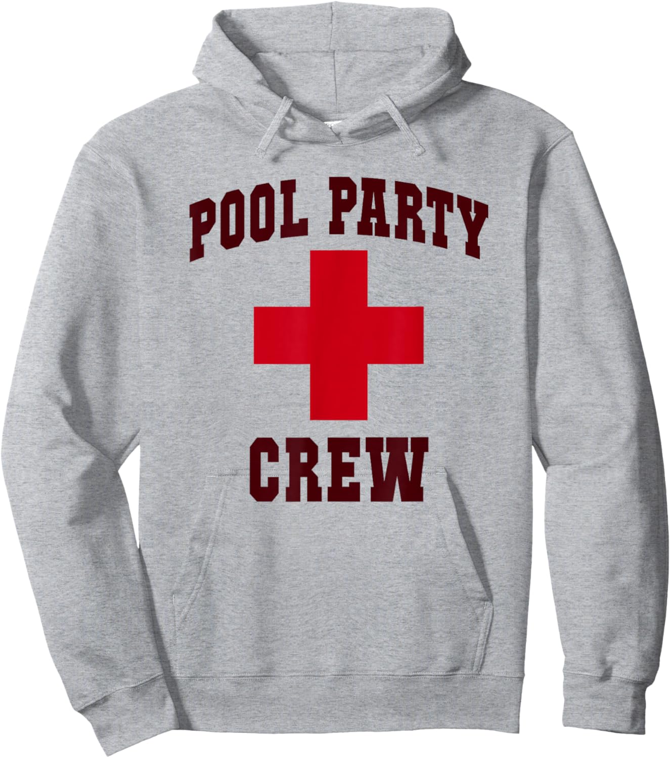 Funny POOL PARTY CREW Girl Camp Lifeguards Swim Trip Hoodie - Hoodie | Ash