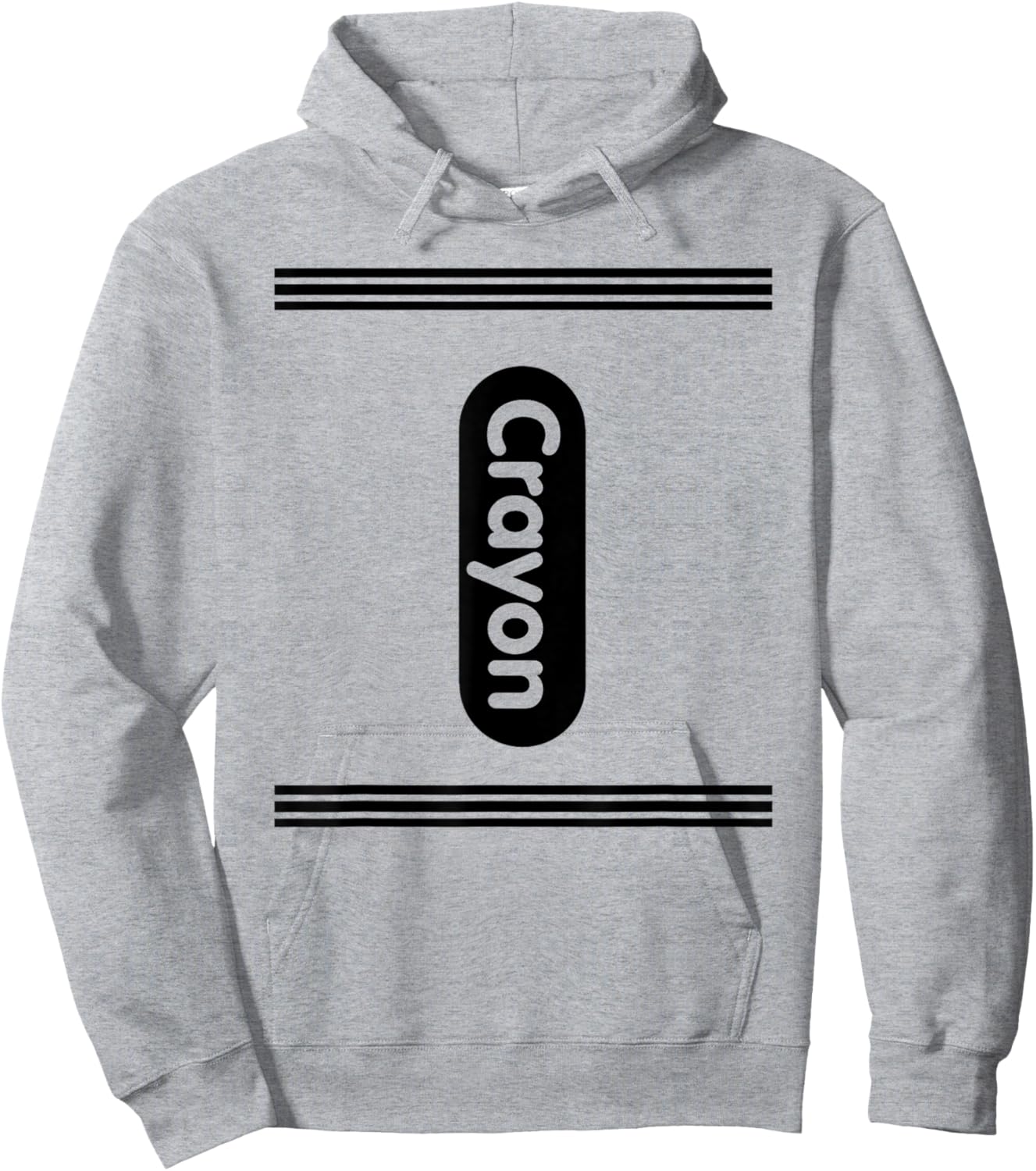 Crayon Halloween Team Costume Funny Design Gift Hoodie - Hoodie | Ash