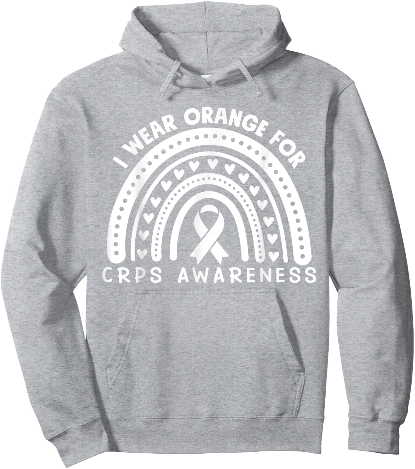 I Wear Orange For CRPS Awareness Hoodie - Hoodie | Ash