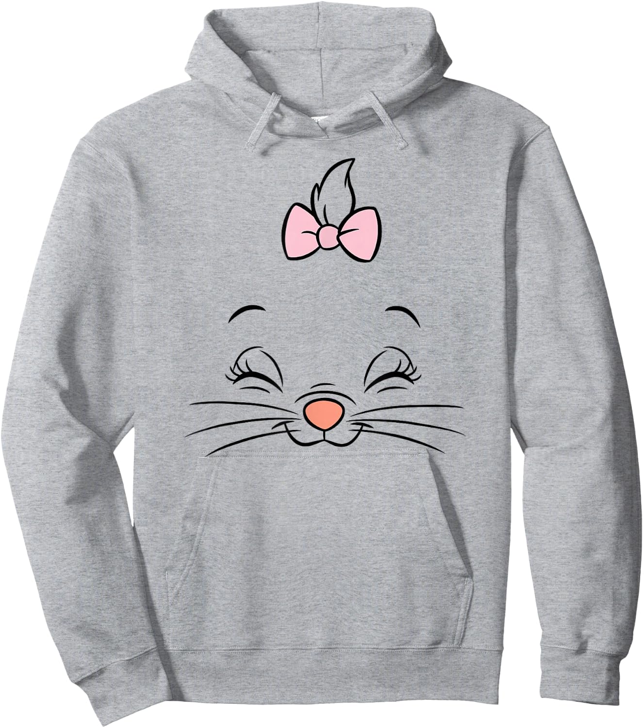Disney - The Aristocat Marie Face Hoodie - Hoodie | Ash