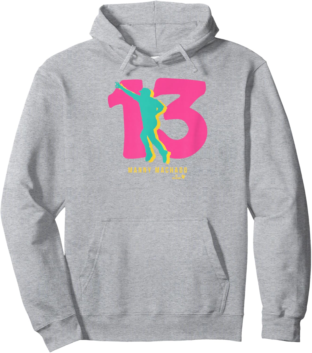 Manny Machado 13: San Diego - San Diego Baseball Hoodie - Hoodie | Ash
