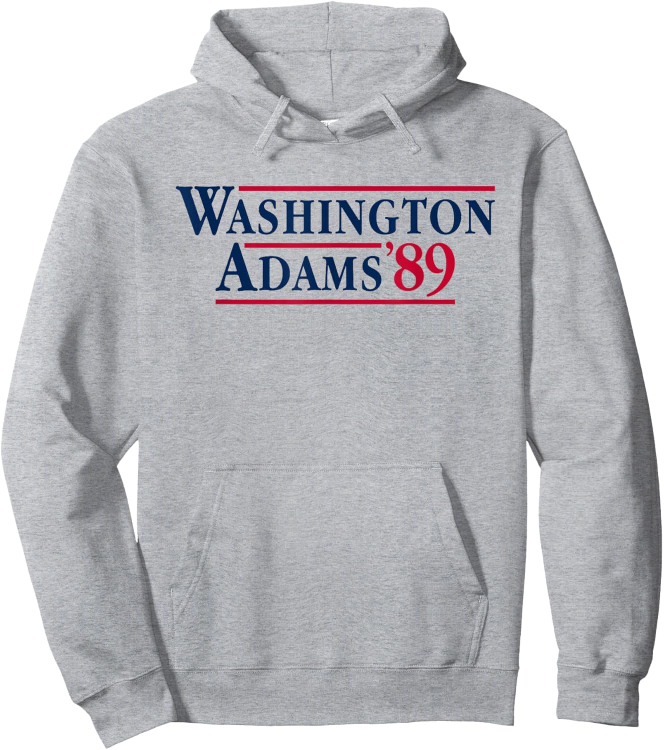 Washington Adams 1789 American Presidents Day US History Hoodie - Hoodie | Ash
