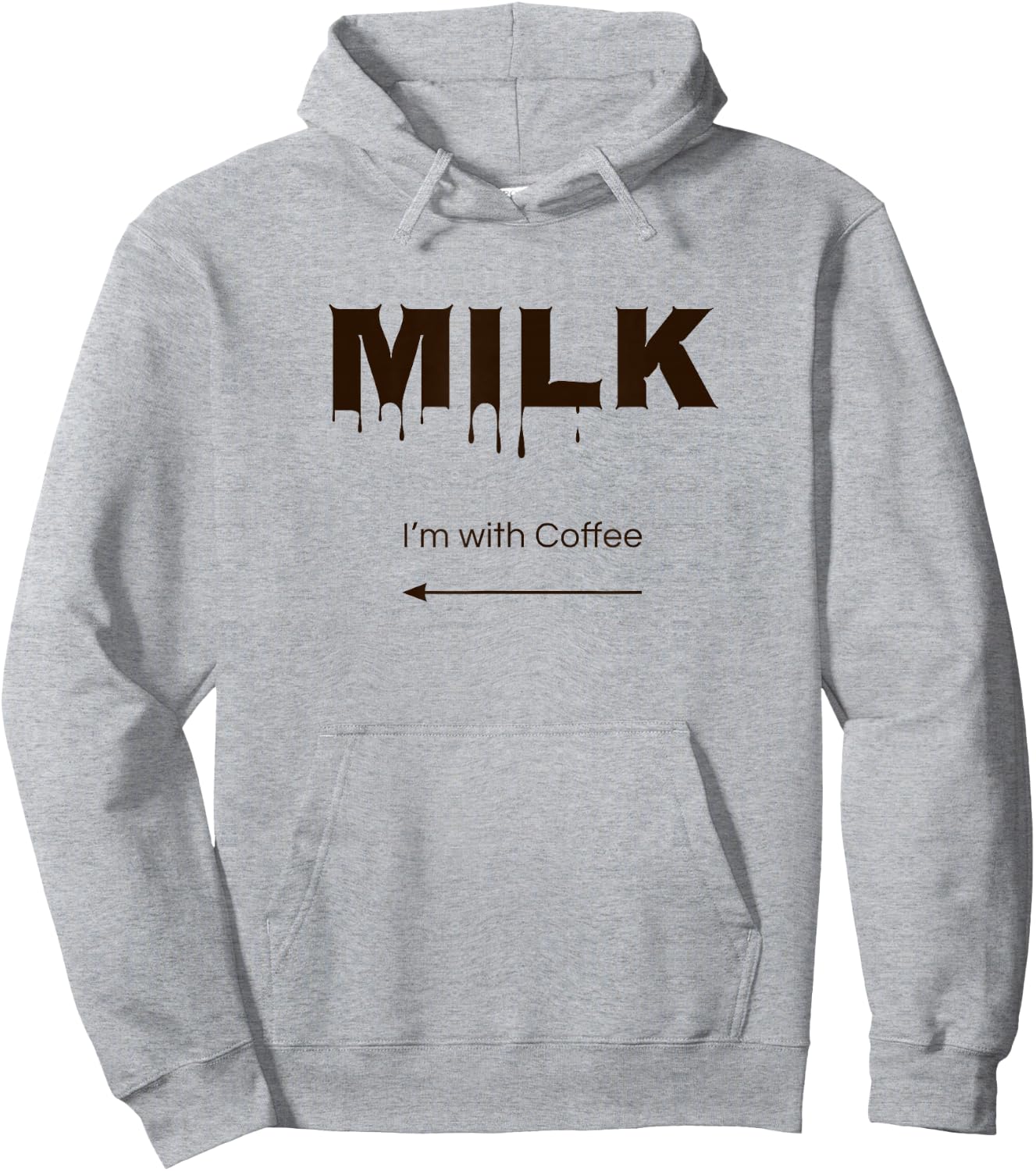 Coffee and Milk Couple Matching Halloween Funny Costume Hoodie - Hoodie | Ash