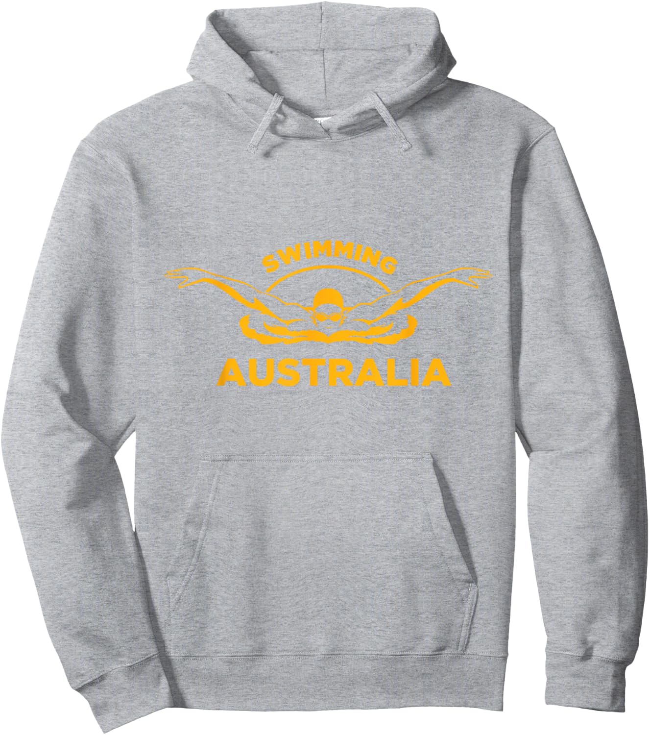 Swimming Australia Support the Team Shirt Pool Hoodie - Hoodie | Ash
