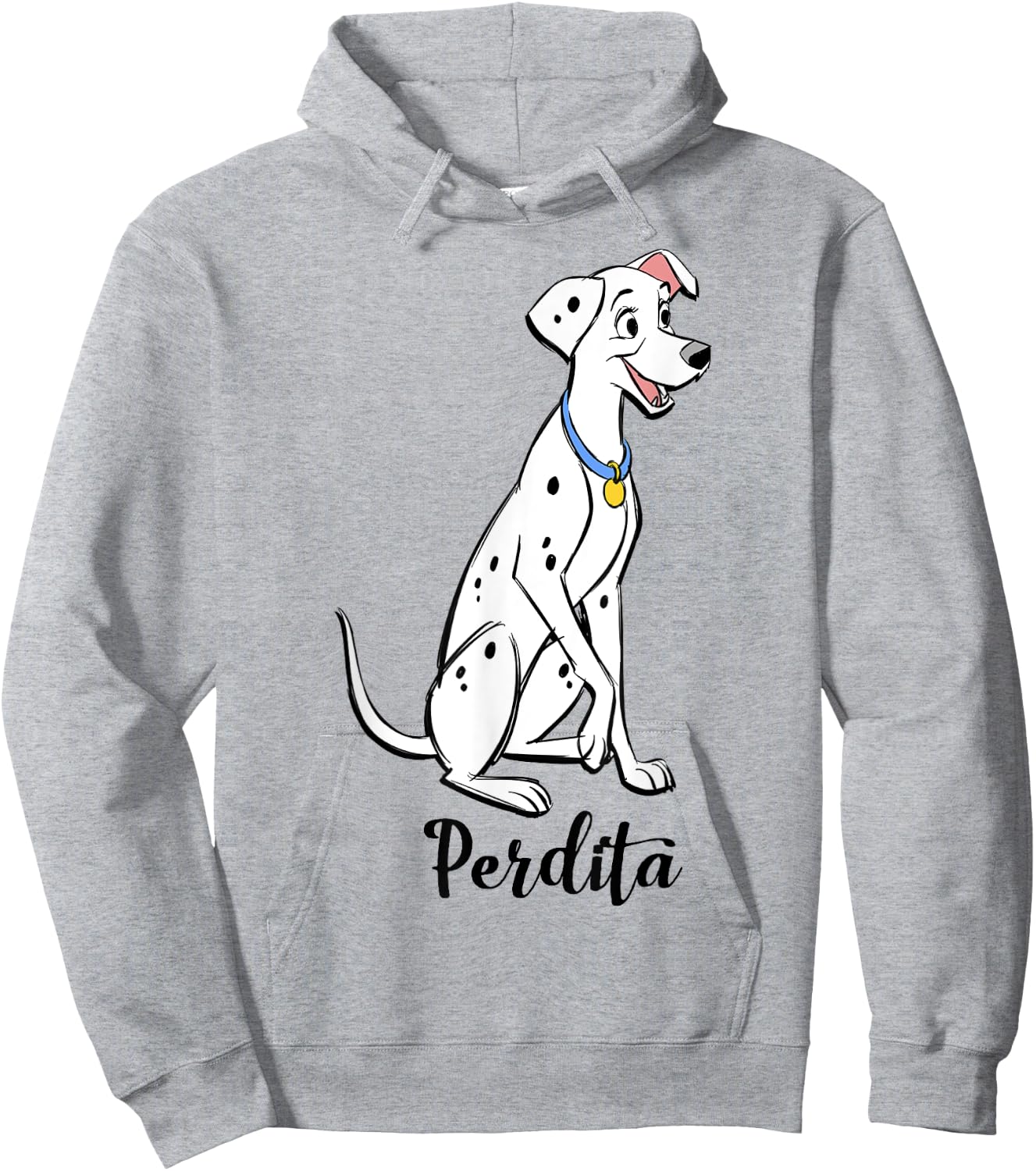 Disney 101 Dalmatians Perdita Portrait Hoodie - Hoodie | Ash