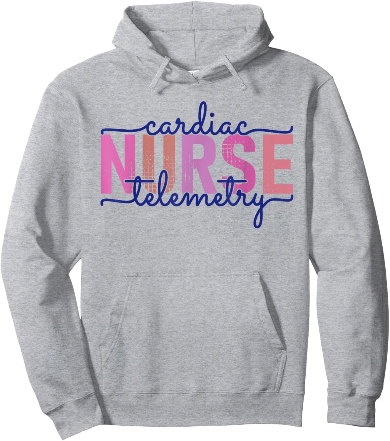 Cardiac Telemetry Nurse Practitioner Heart Nursing PCU Nurse Hoodie - Hoodie | Ash
