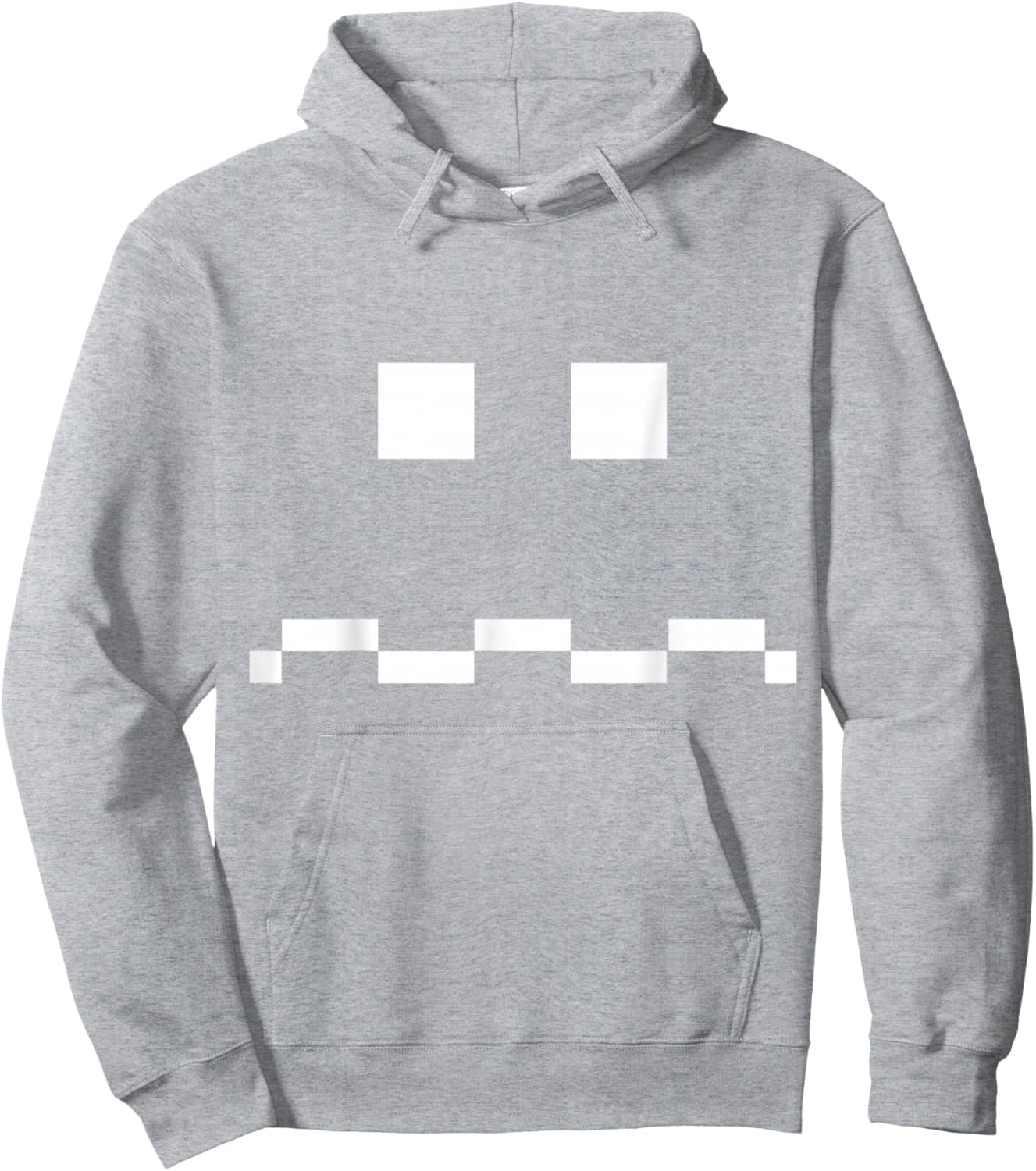 Vulnerable Ghost 8-bit Arcade Video Game Matching Costume Hoodie - Hoodie | Ash