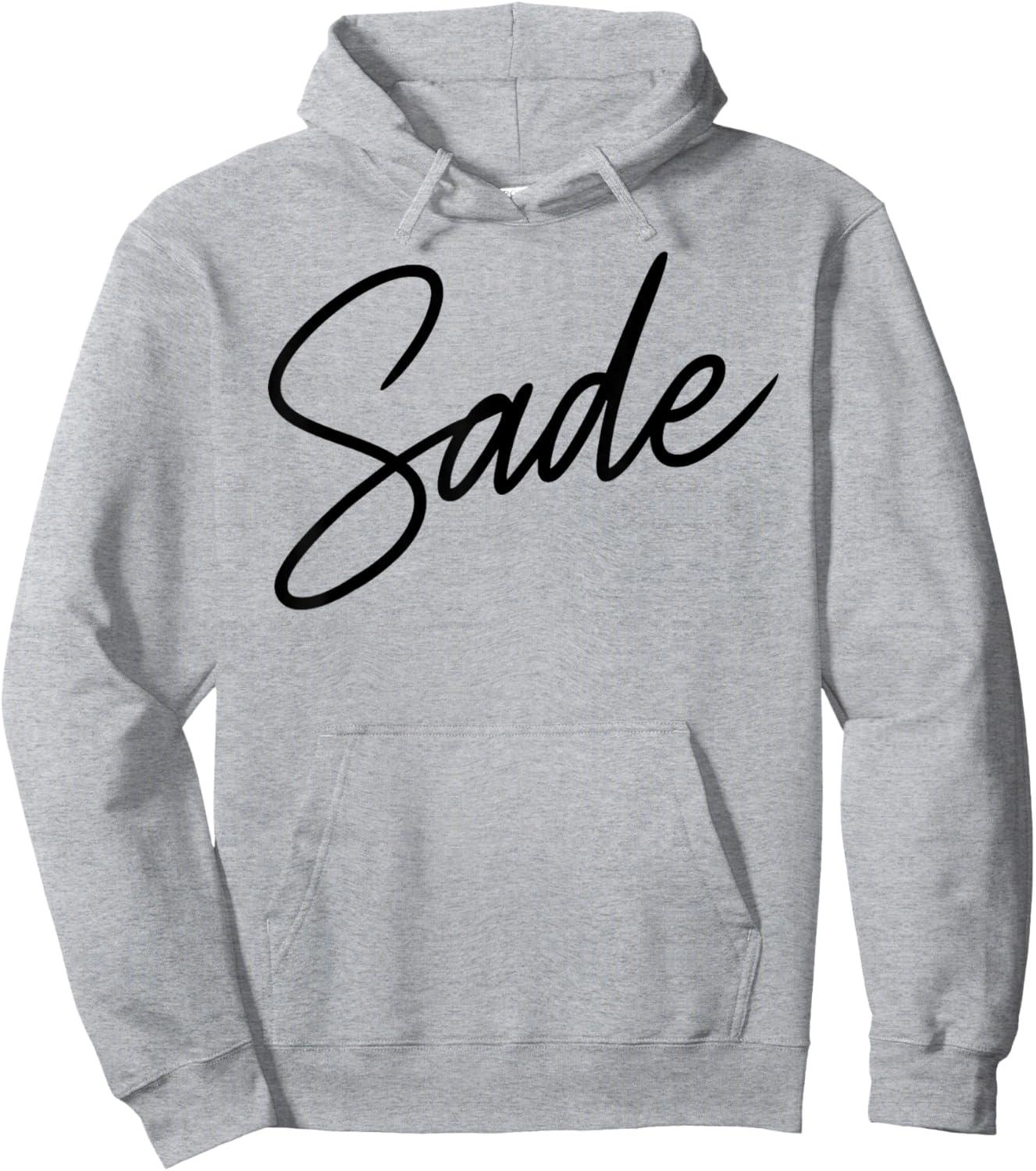 Sade Name Women Cute Girl Elegant Female Love Handwriting Hoodie - Hoodie | Ash