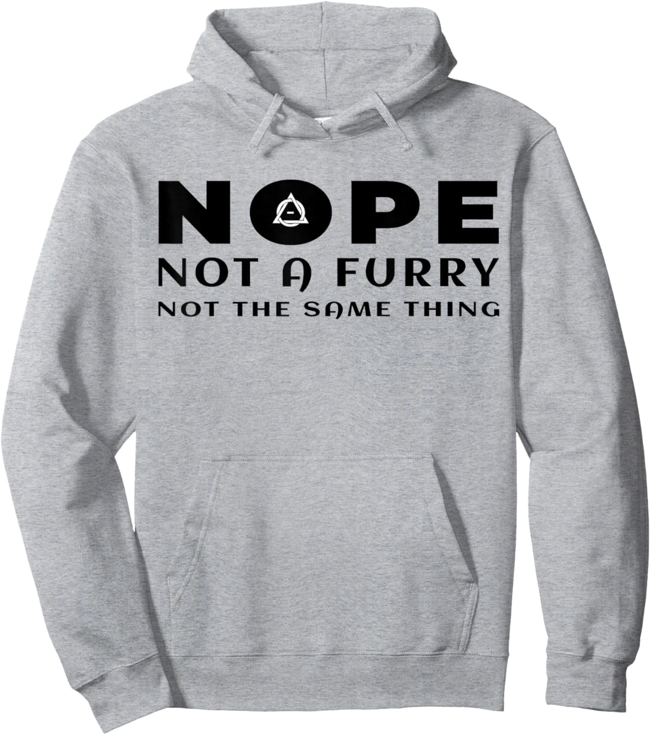 Nope Not A Furry Not The Same Thing Alter Therian Otherkin Hoodie - Hoodie | Ash