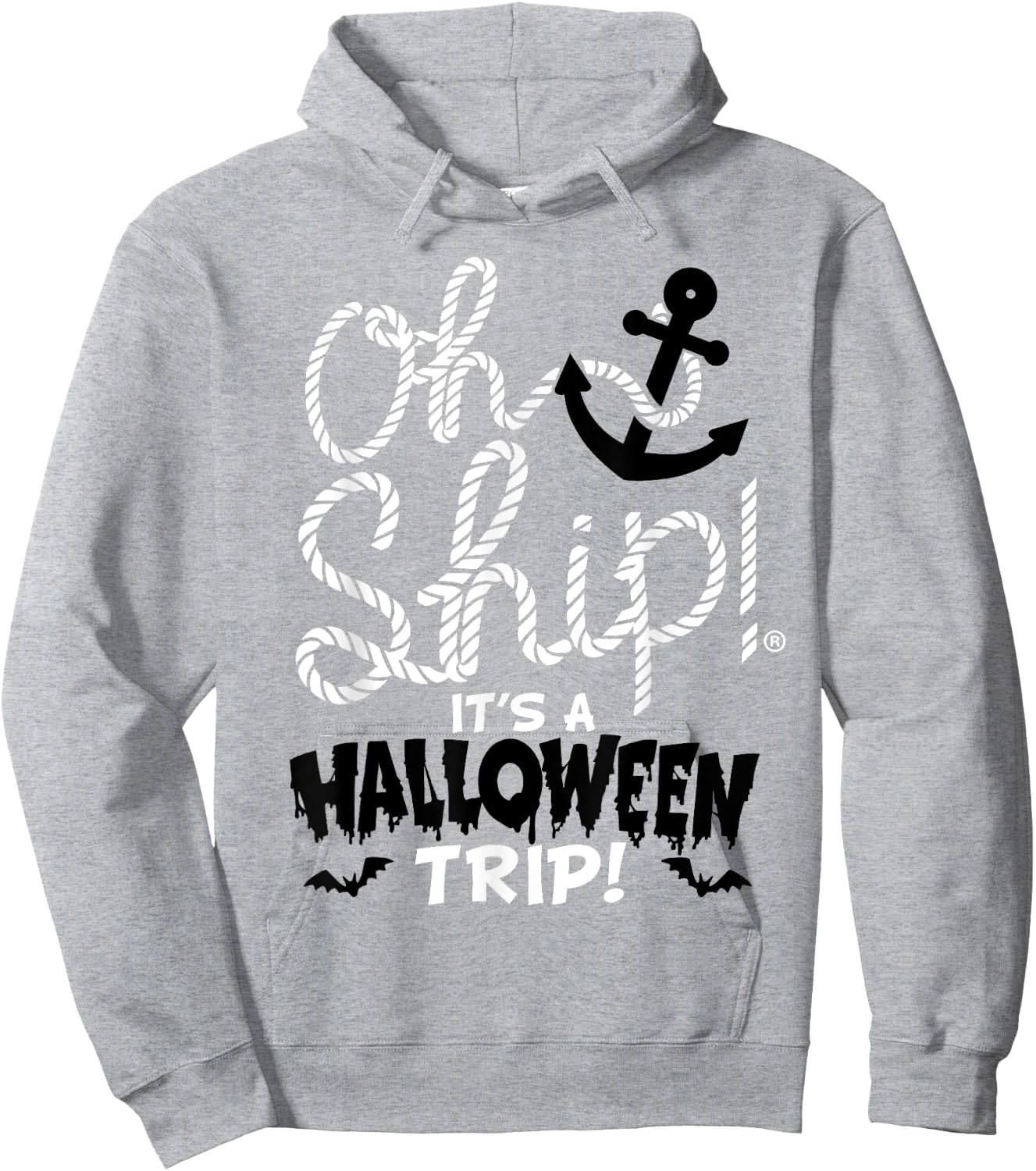 Oh Ship Halloween Trip Halloween Cruise Shirt by Oh Ship Hoodie - Hoodie | Ash