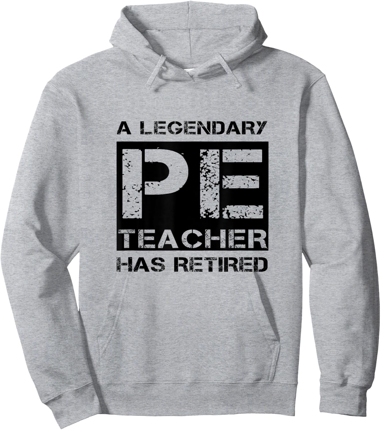 A Legendary PE Teacher Has Retired Physical Education Quote Hoodie - Hoodie | Ash