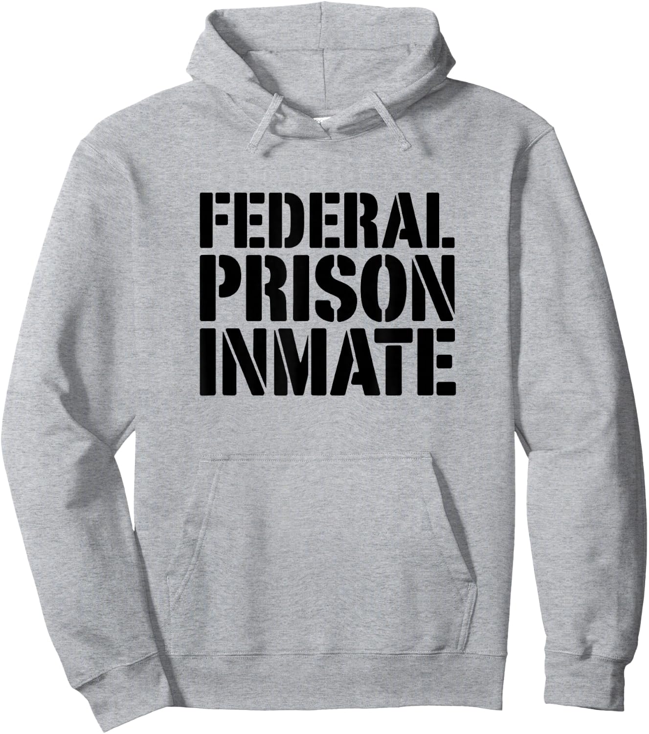 Federal Prison Jail Inmate Uniform Number Funny Halloween Hoodie - Hoodie | Ash