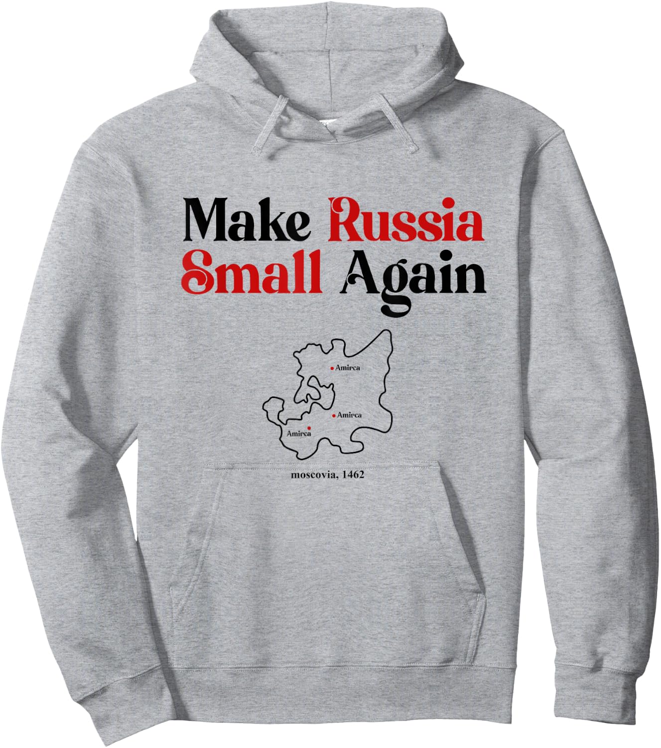 Funny Make Russia Small Again Shirt Make Russia Small Again Hoodie - Hoodie | Ash