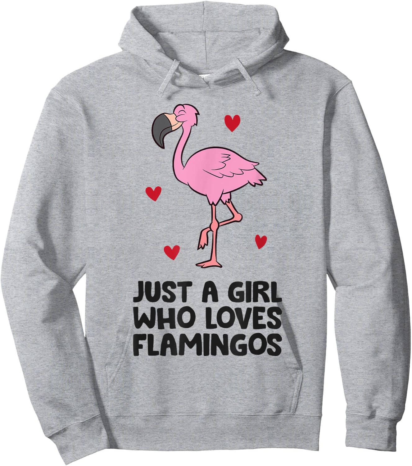 Just a Girl Who Loves Flamingos Hoodie - Hoodie | Ash