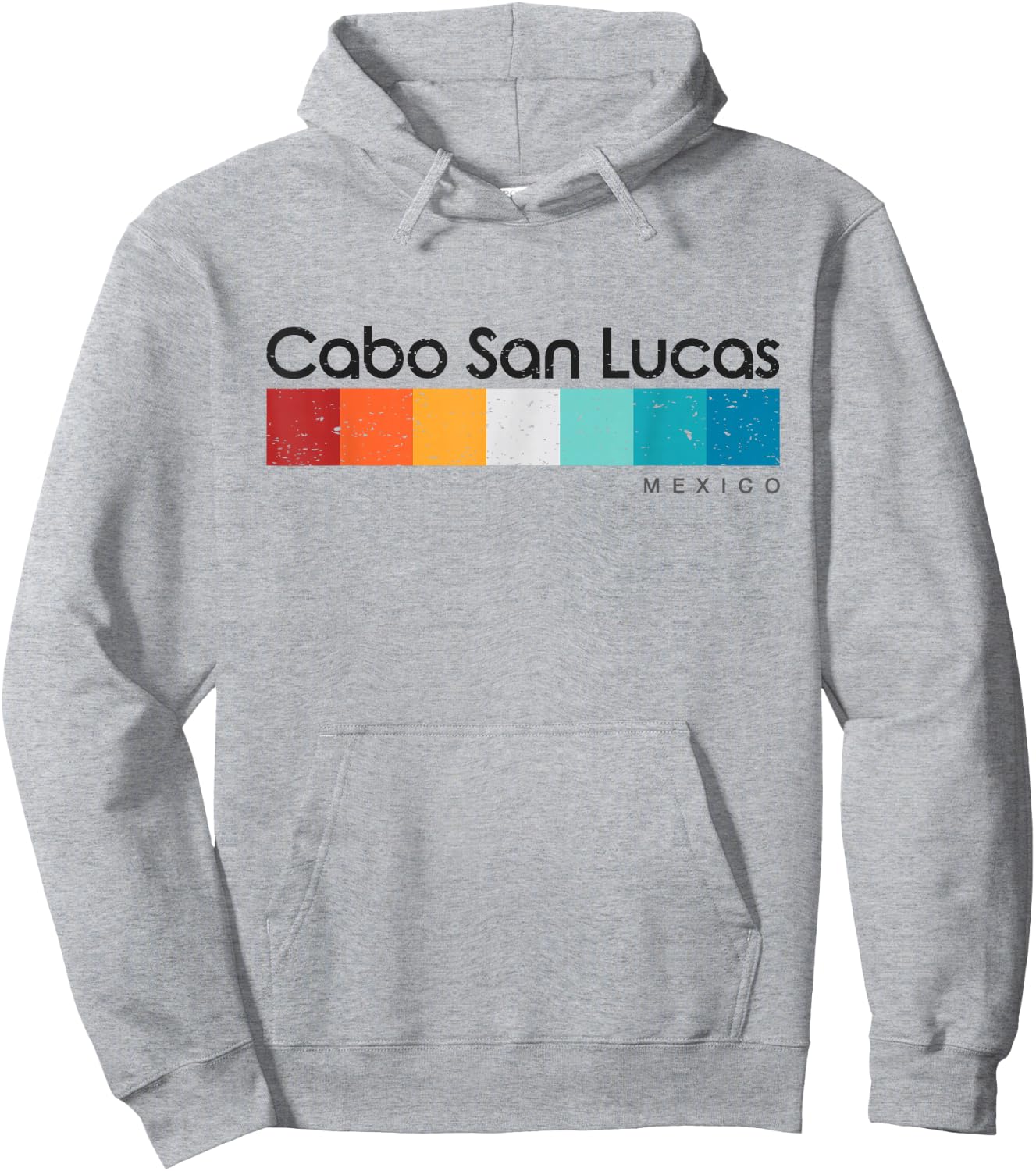 Vintage Cabo San Lucas Mexico Retro Design Hoodie - Hoodie | Ash