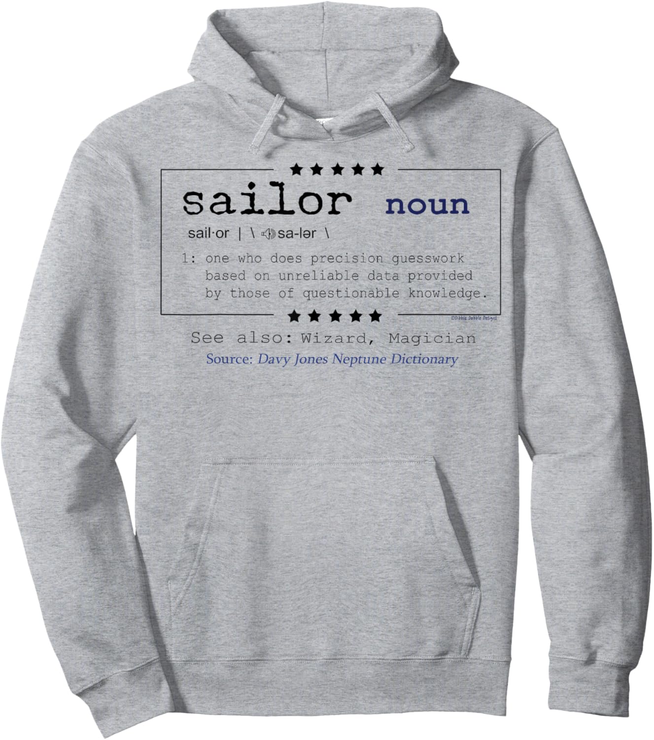 Funny SAILOR Defined - Sailors and Sailing Nautical Hoodie - Hoodie | Ash