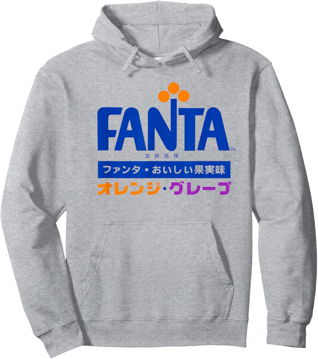 Fanta Drinks 1970er japanisches Kanji-Logo Hoodie - Hoodie | Ash