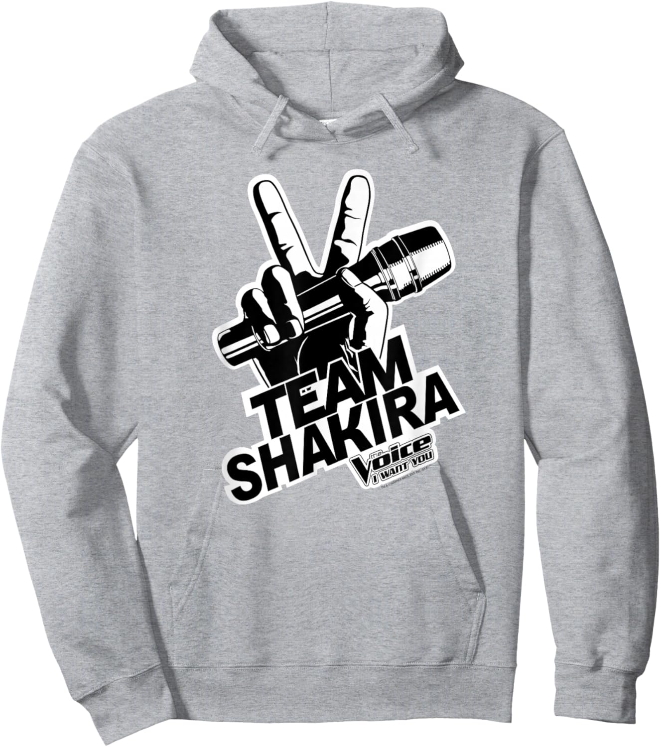 The Voice Shakira Logo Hoodie - Hoodie | Ash