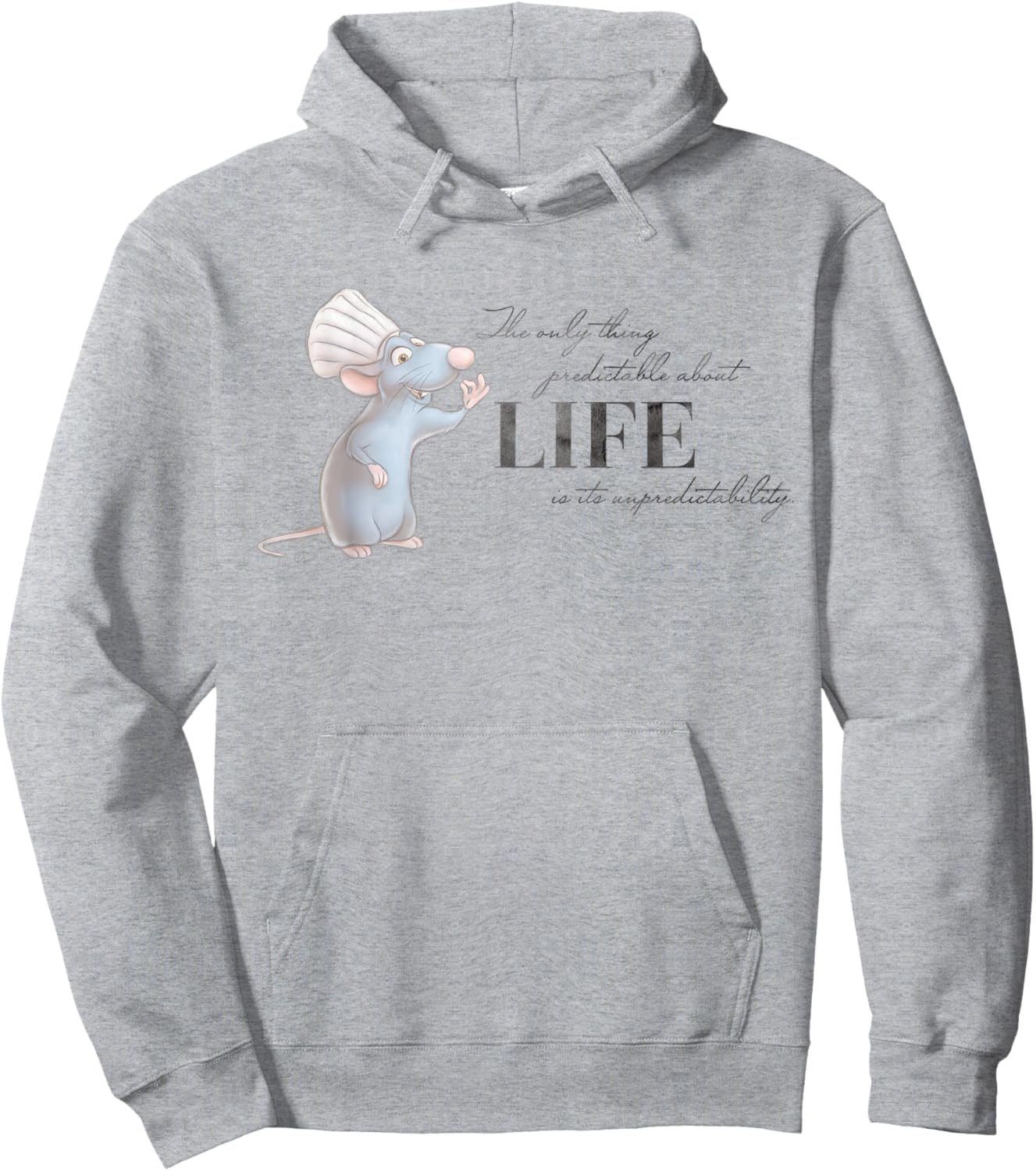 Disney 100 and Pixar's Ratatouille Remy Unpredictable Life Small Hoodie - Hoodie | Ash