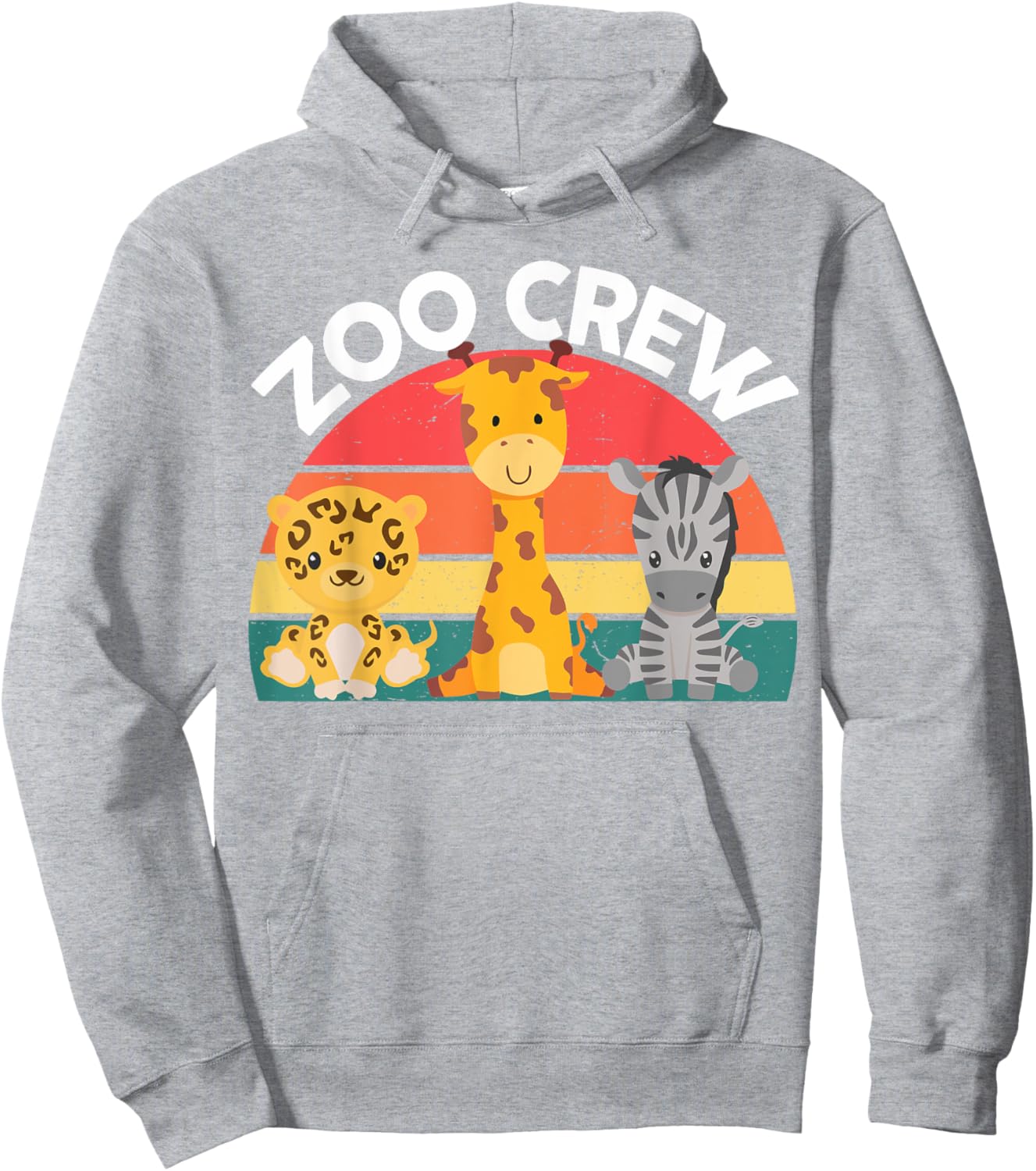 Zoo crew-shirt toddler boys girls kids women Zoo Keeper Hoodie - Hoodie | Ash