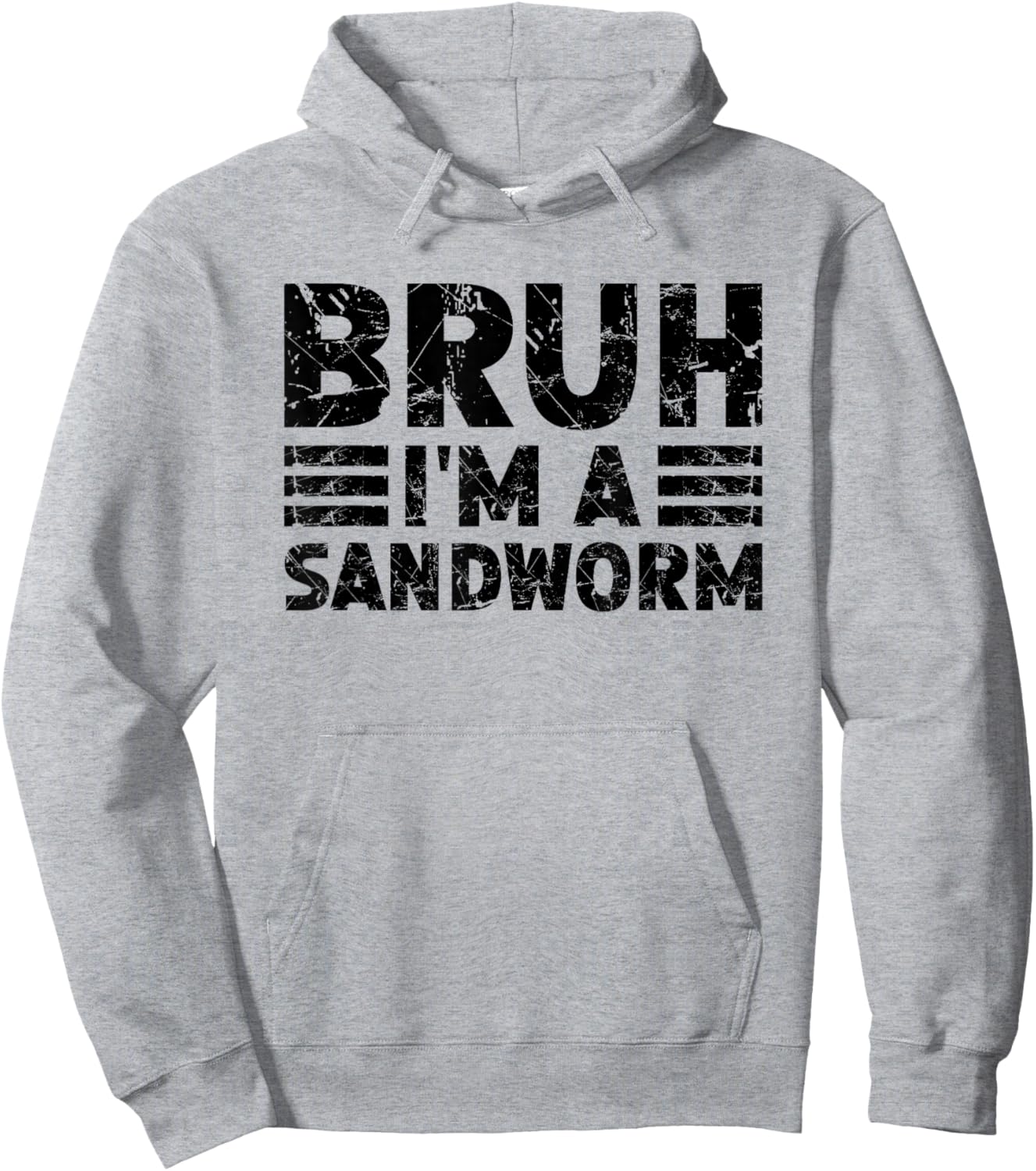 Bruh I'm A Sandworm Costume Halloween Sandworm Hoodie - Hoodie | Ash