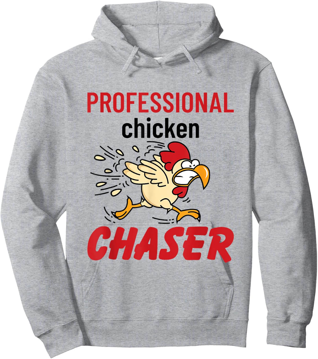 Professional Chicken Chaser Rooster Farming Farm Owner Gifts Hoodie - Hoodie | Ash