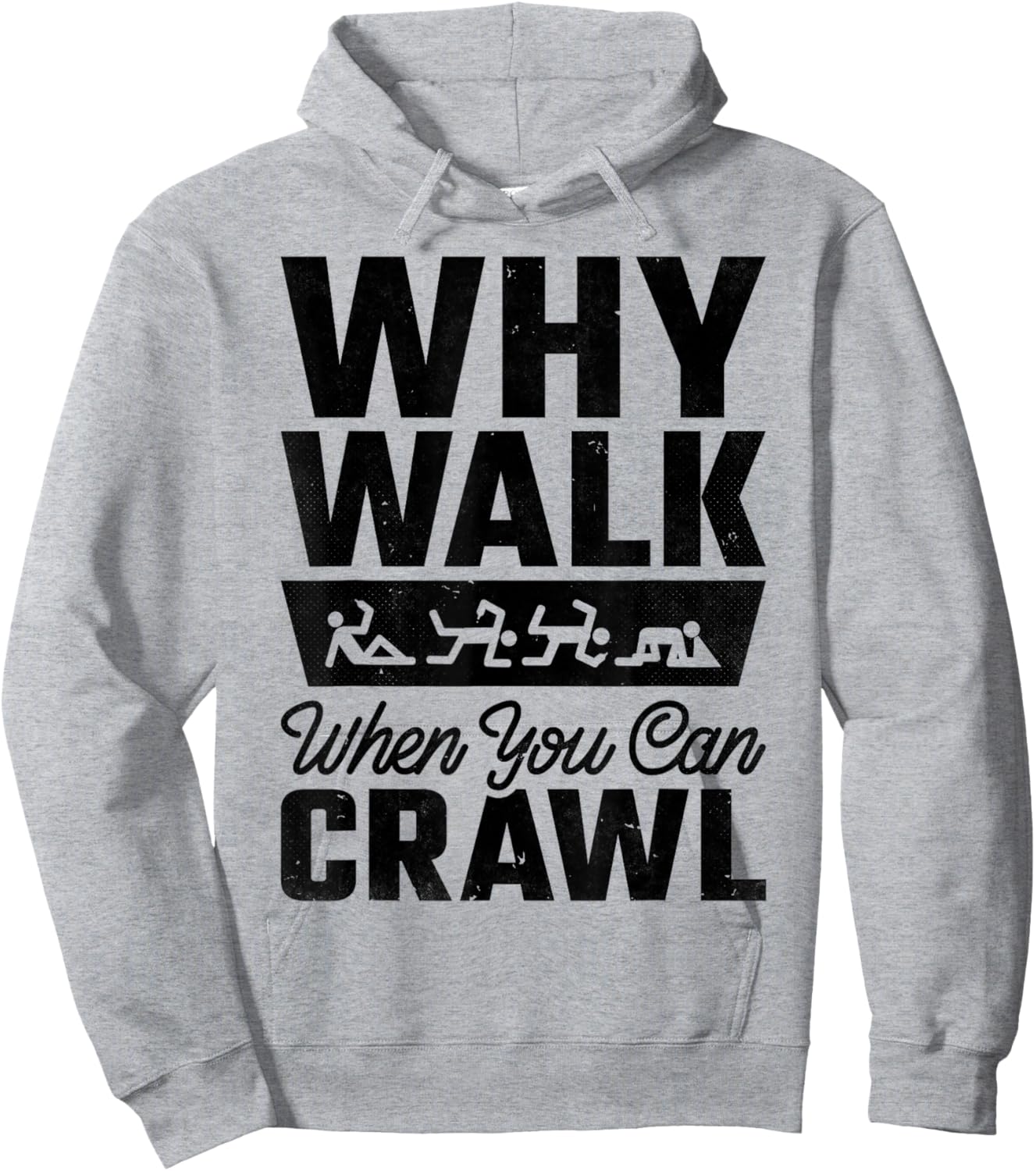 Why Walk When You Can Bar Crawl, Craft Beer Pub Hopping Hoodie - Hoodie | Ash