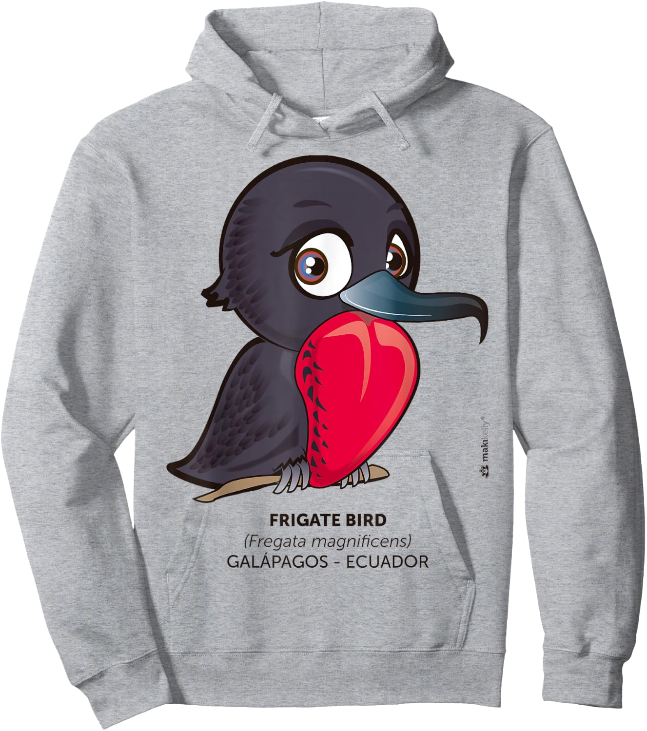 Frigate Bird Hoodie - Hoodie | Ash