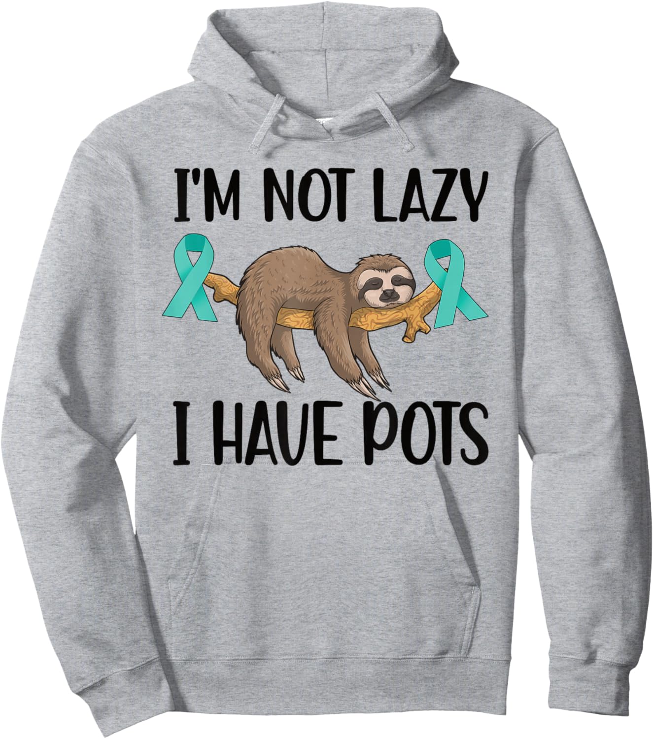 POTS Warrior Postural Orthostatic Tachycardia Syndrome Hoodie - Hoodie | Ash