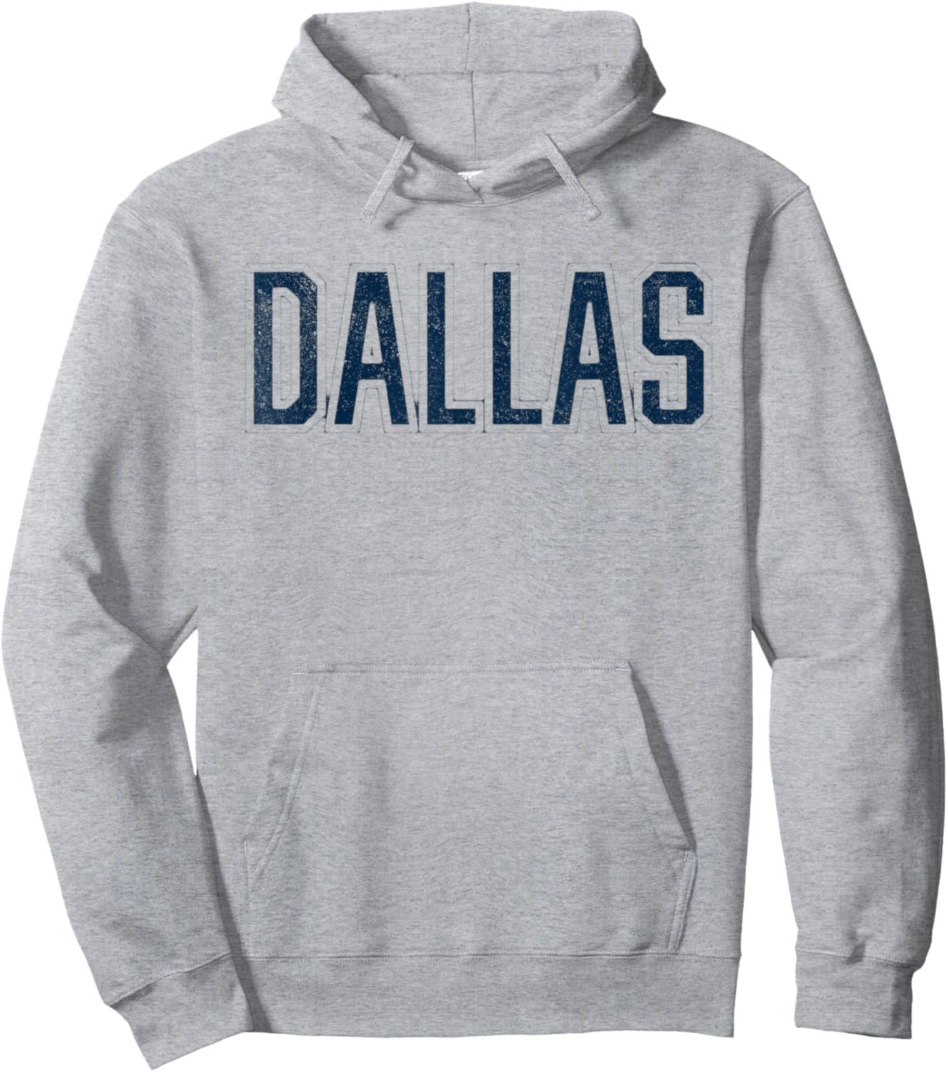 Dallas Vintage Retro Hoodie - Hoodie | Ash