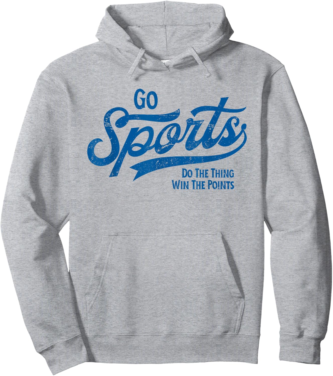 Go Sports! Do the Thing Win The Points Funny Vintage Sports Hoodie - Hoodie | Ash