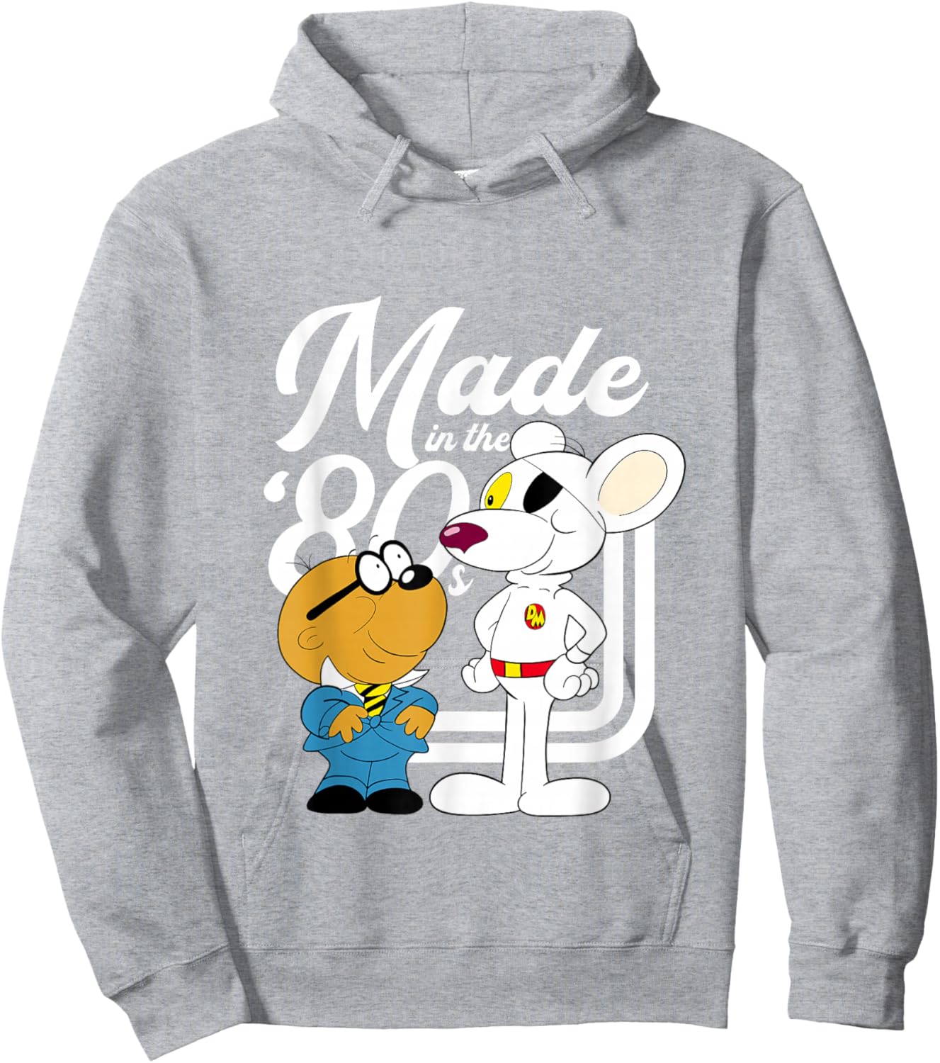 Danger Mouse Made In The 80s Hoodie - Hoodie | Ash