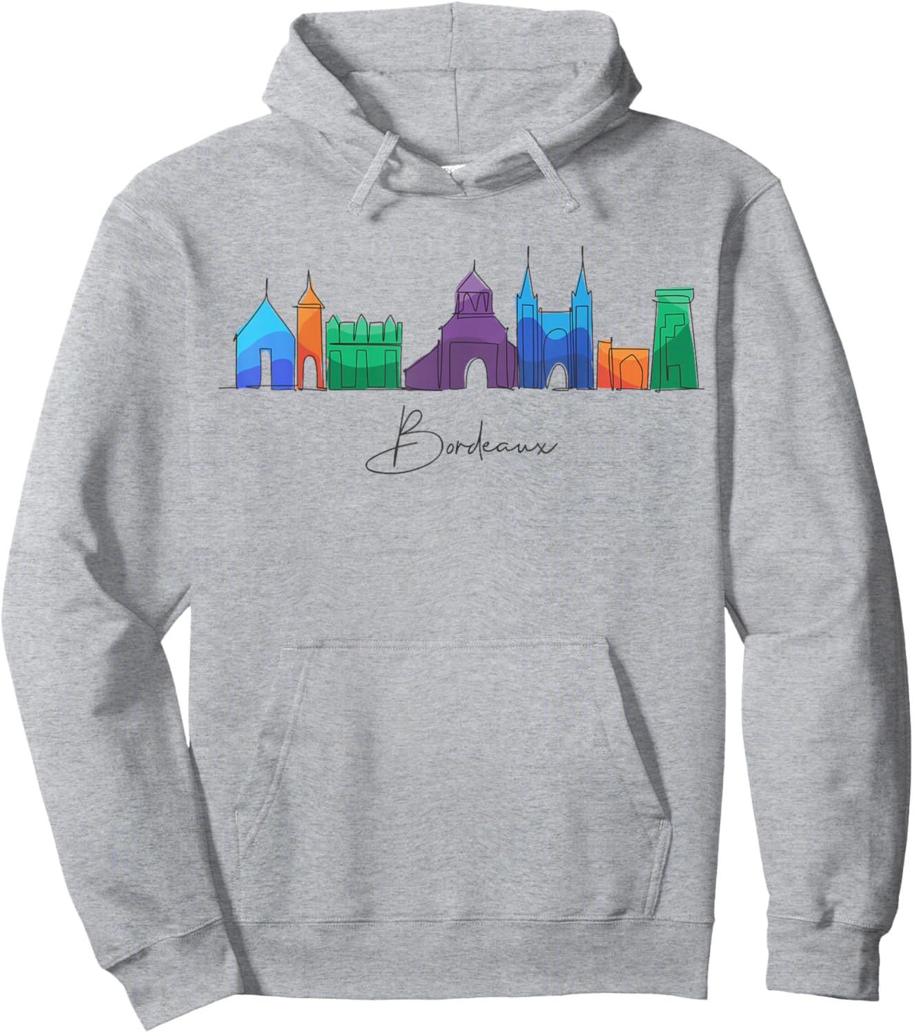 Travel Europe France Bordeaux French Vacation Souvenir Hoodie - Hoodie | Ash