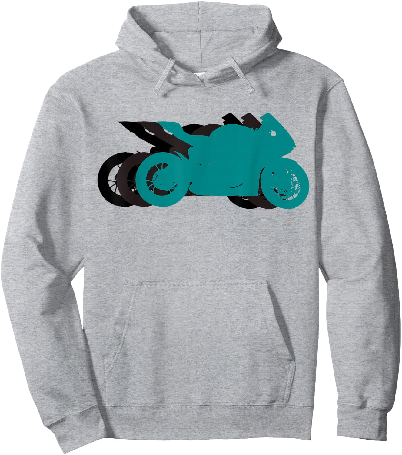 Sport Bike Crotch Rocket Gift Men Motorcycle Track Day Hoodie - Hoodie | Ash