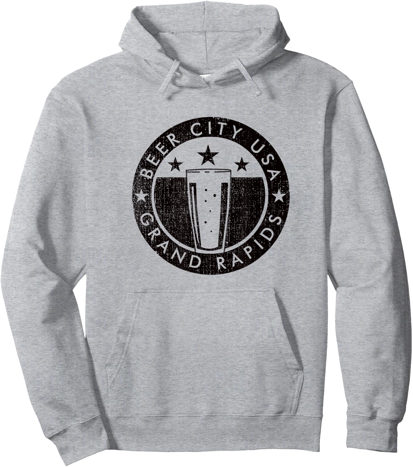 Grand Rapids Beer City craft brewing Hoodie - Hoodie | Ash