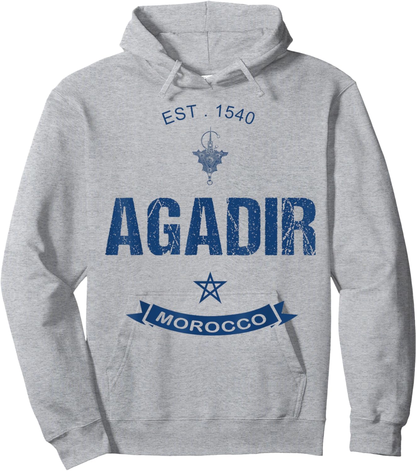 Agadir Moroccan Hoodie - Hoodie | Ash