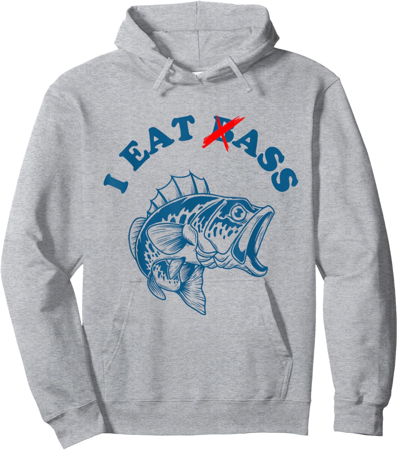 I Eat Bass Funny I Eat Bass Hoodie - Hoodie | Ash