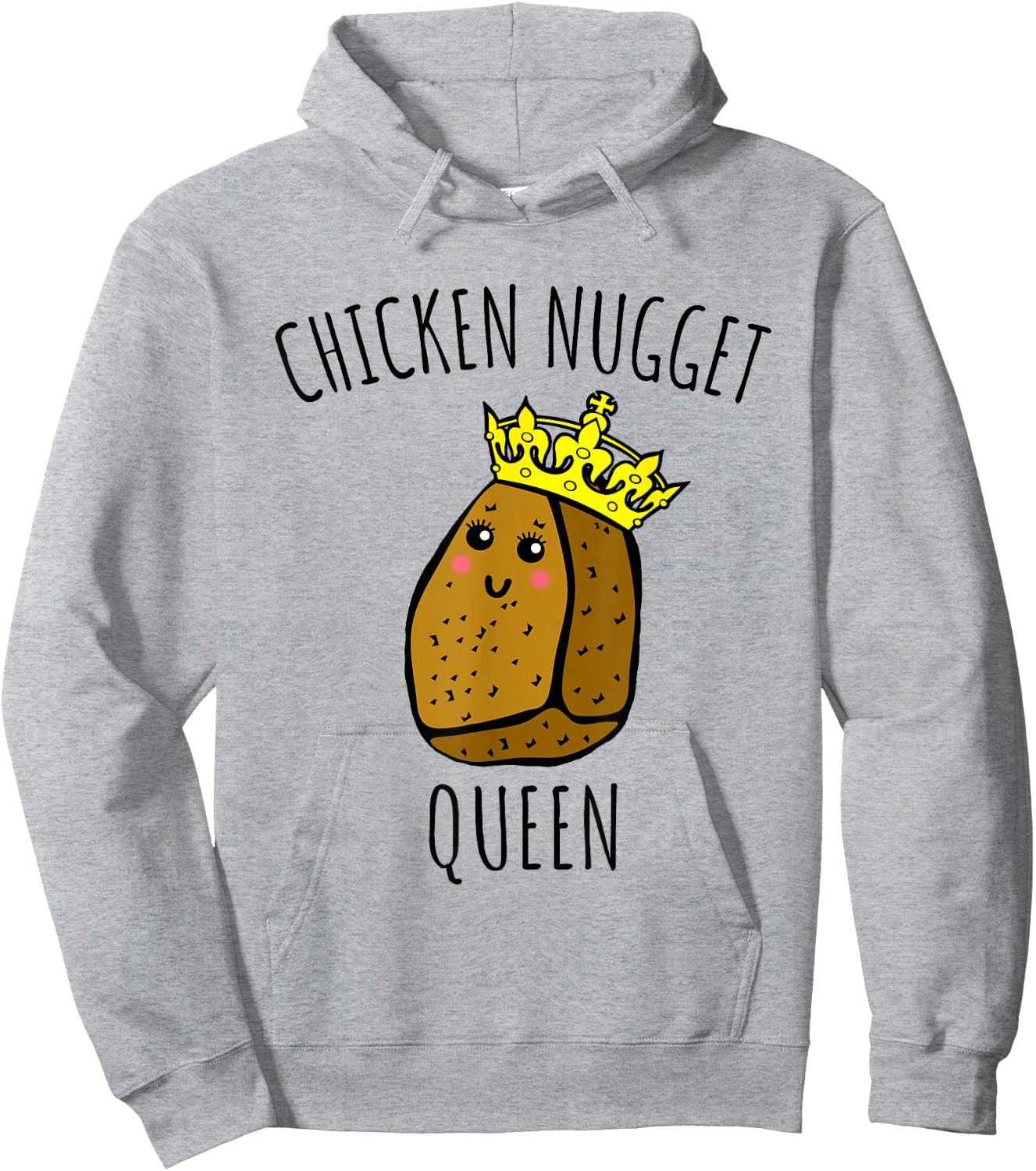 Chicken Nugget Queen Shirt - Chicken Nuggets Hoodie - Hoodie | Ash