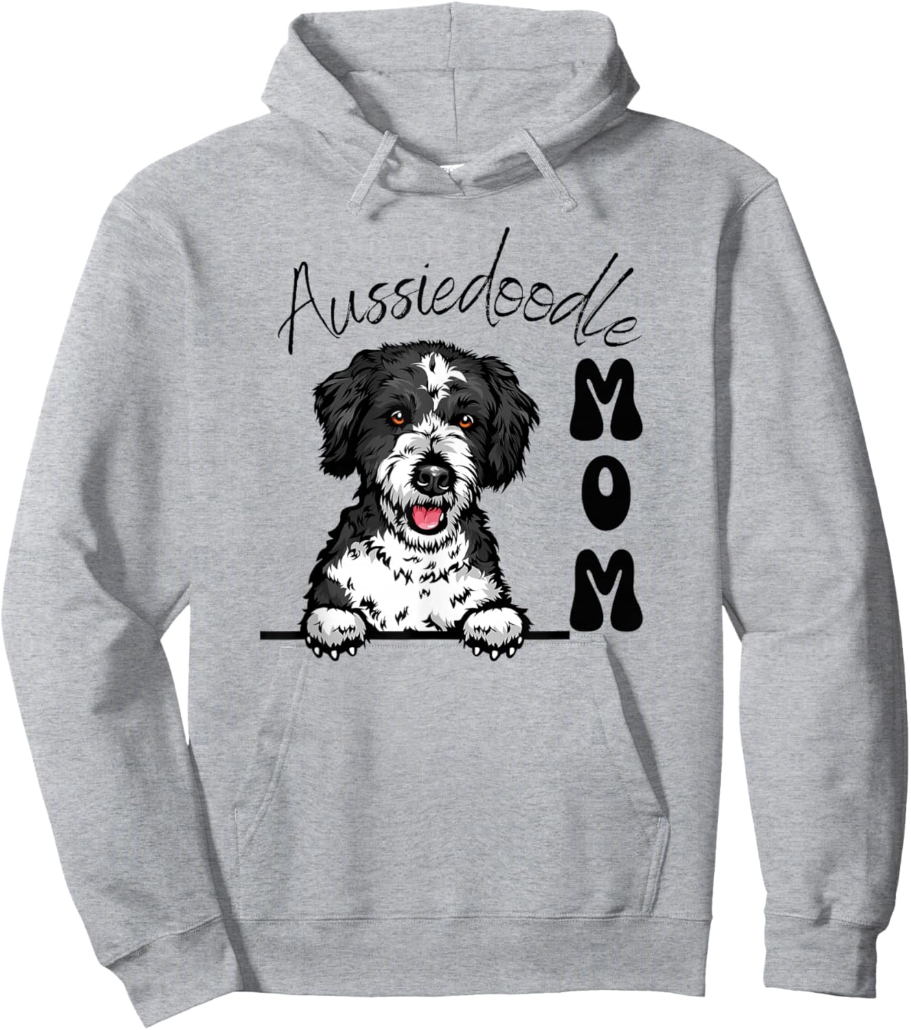 Aussiedoodle Mom, AussieDoo Mama, Aussie Doodle Lover Hoodie - Hoodie | Ash