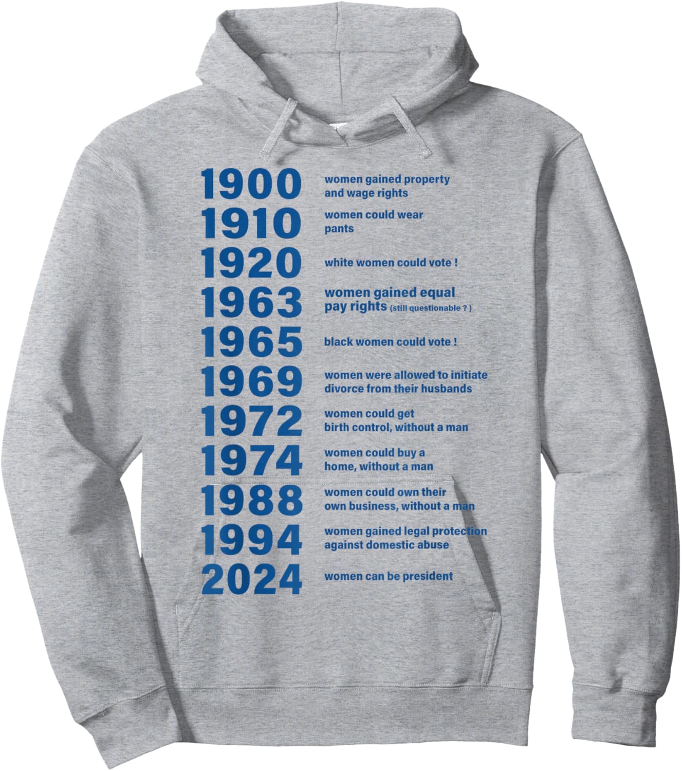 Kamala Harris 2024 Women Can Be President Kamala (2 Side) Hoodie - Hoodie | Ash