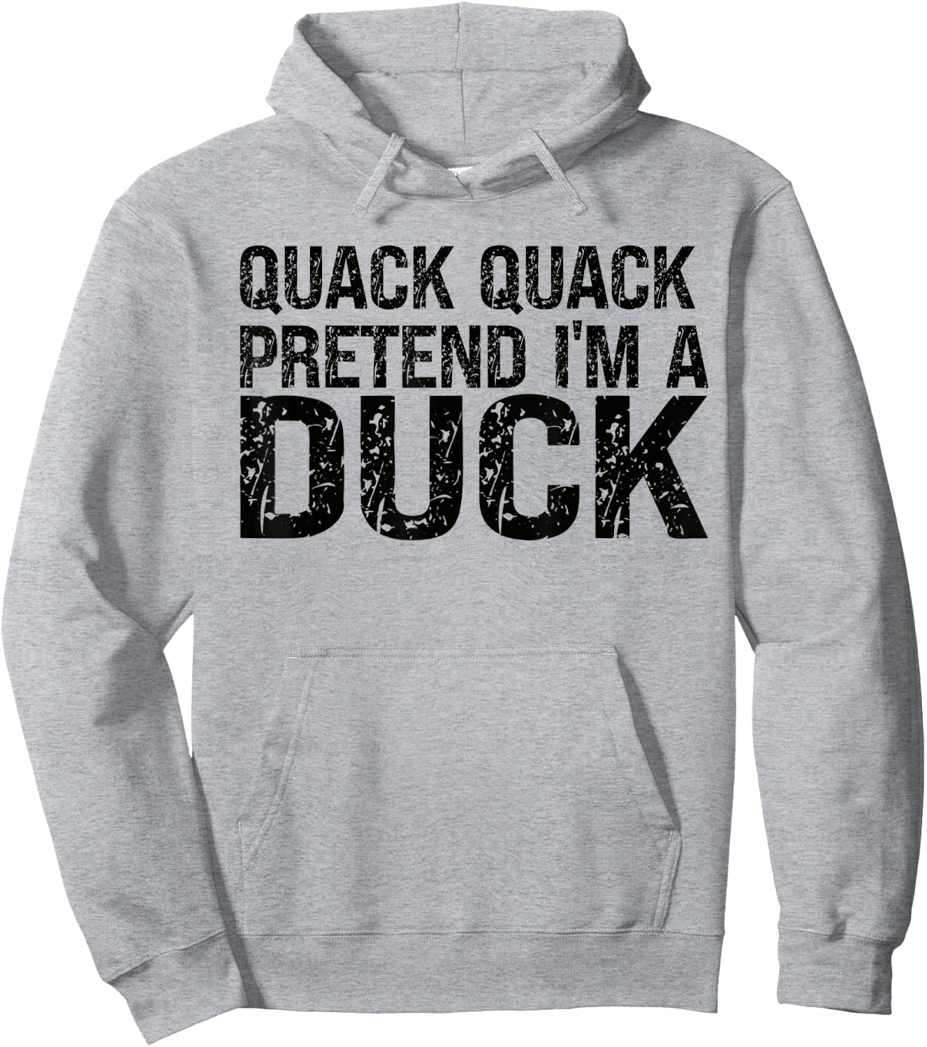 Pretend I'm A Duck Shirt Matching Kids Adult Duck Costume Hoodie - Hoodie | Ash