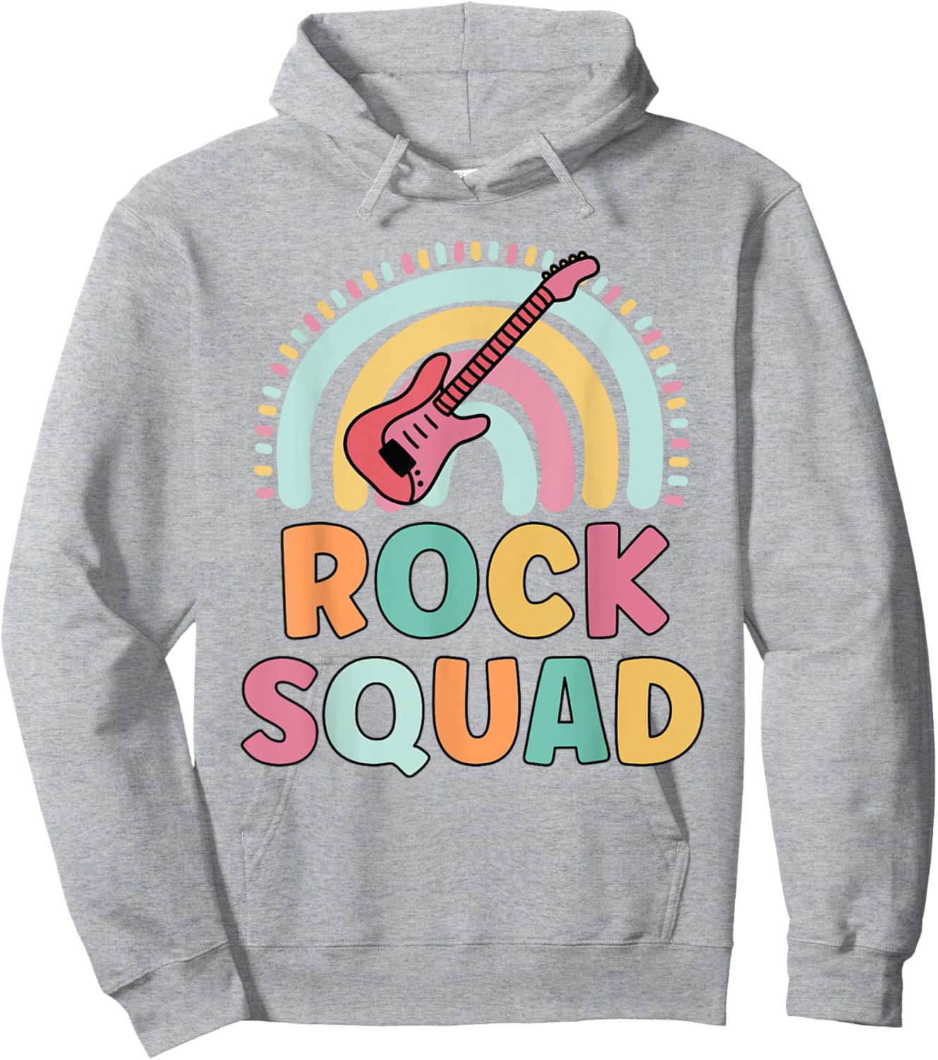 Rock Squad Funny Matching For Girls Band Rock Hoodie - Hoodie | Ash