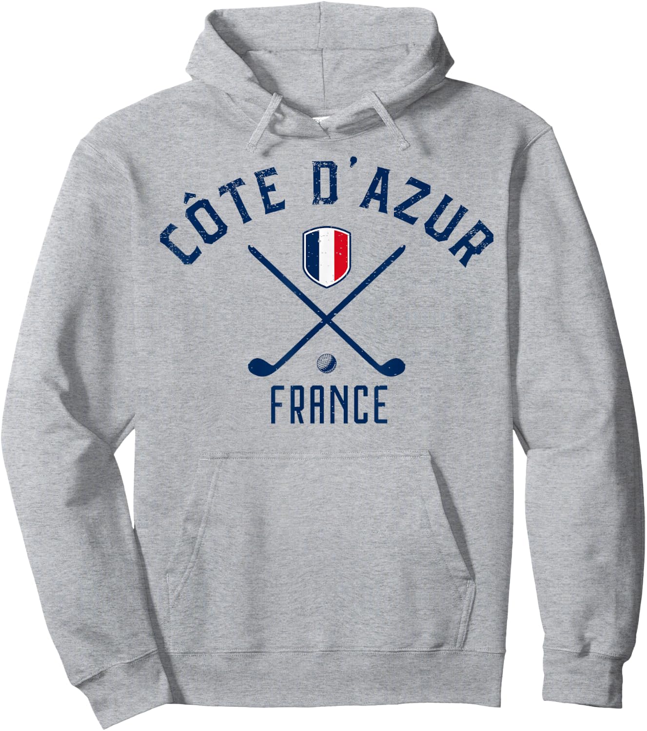 Cote D' Azur France Golf . Hoodie - Hoodie | Ash