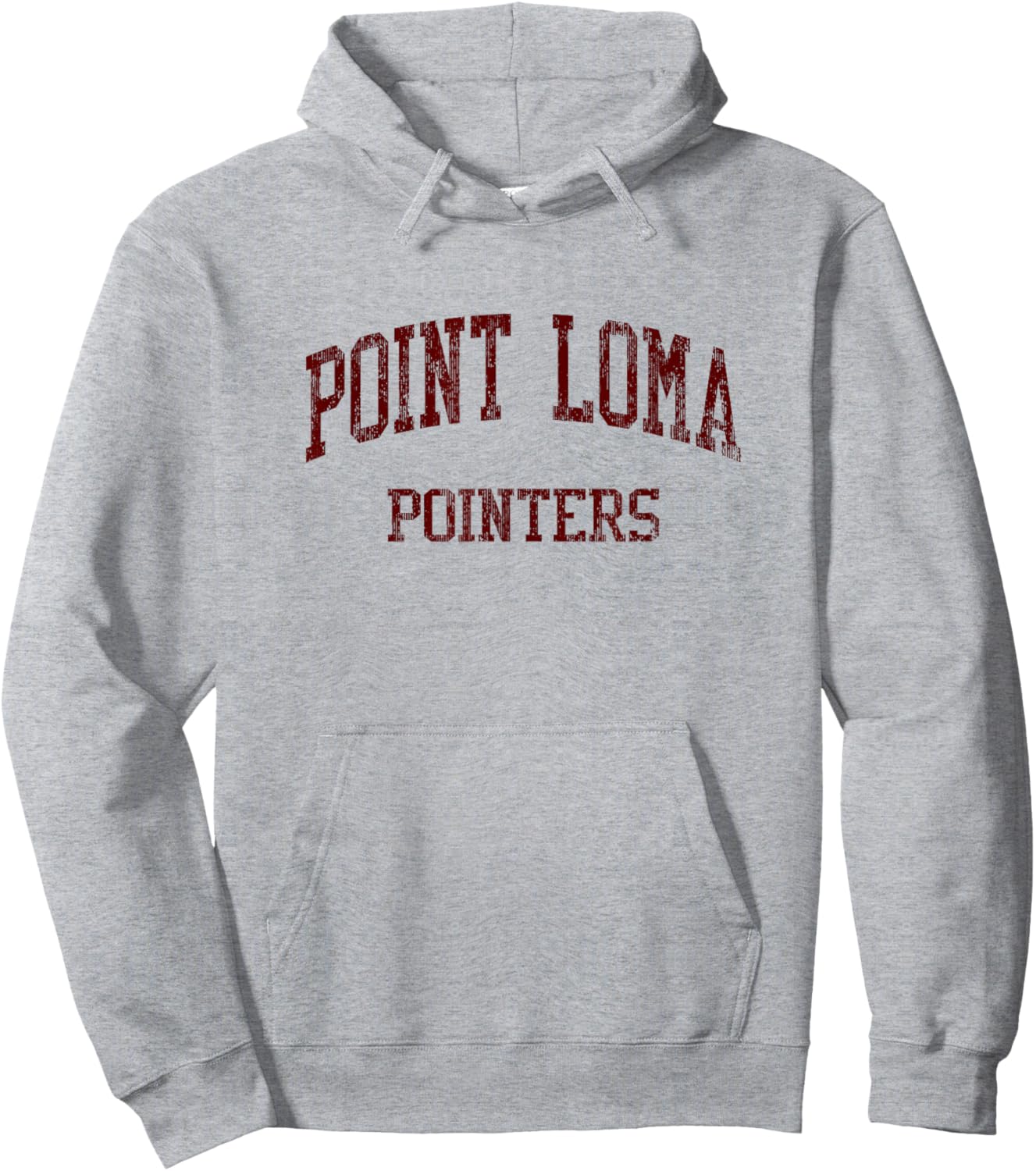 Point Loma High School HS San Diego CA Vintage Sports Hoodie - Hoodie | Ash