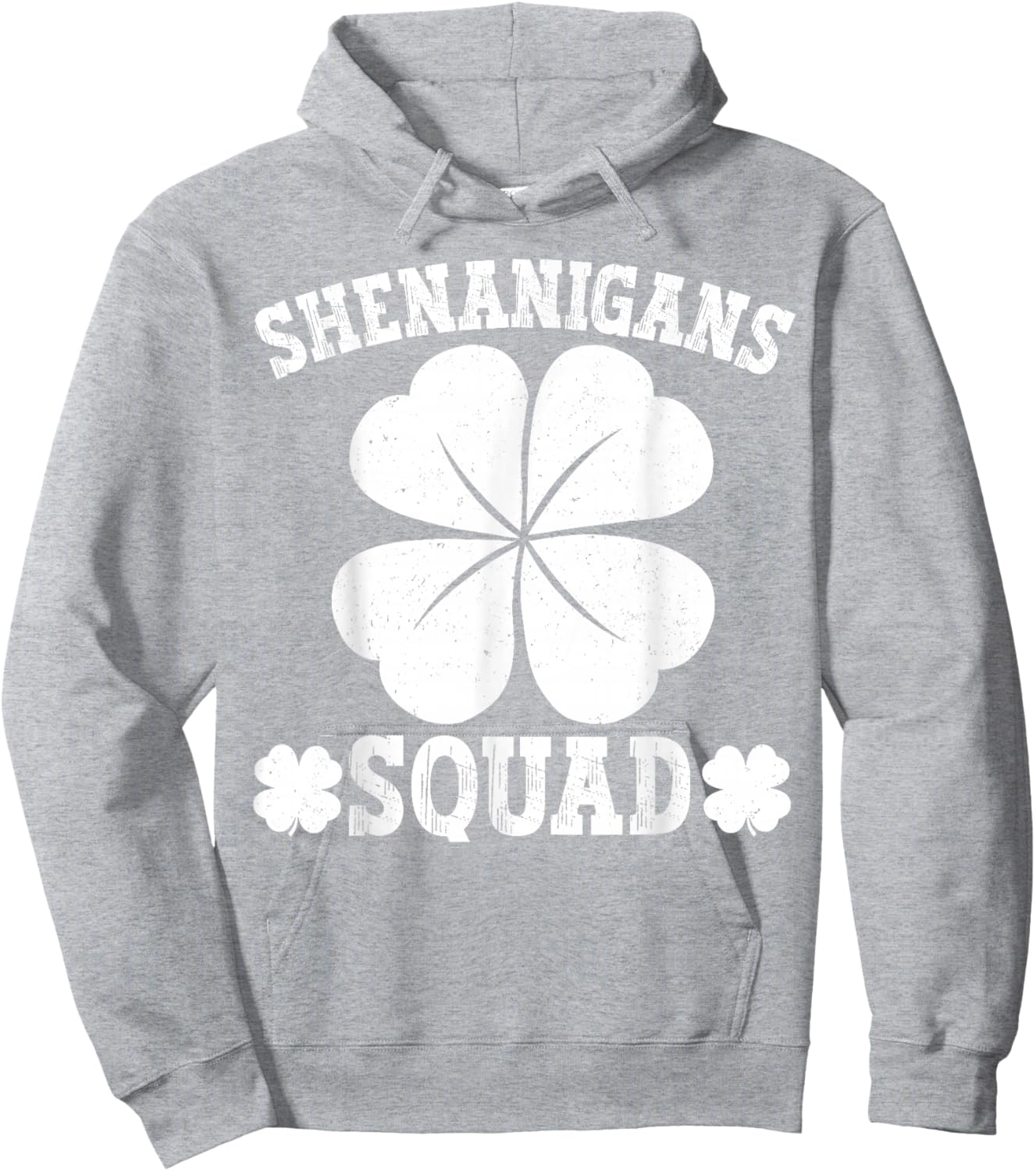 Vintage Shenanigans Squad Funny St Patrick's Day Proud Irish Hoodie - Hoodie | Ash