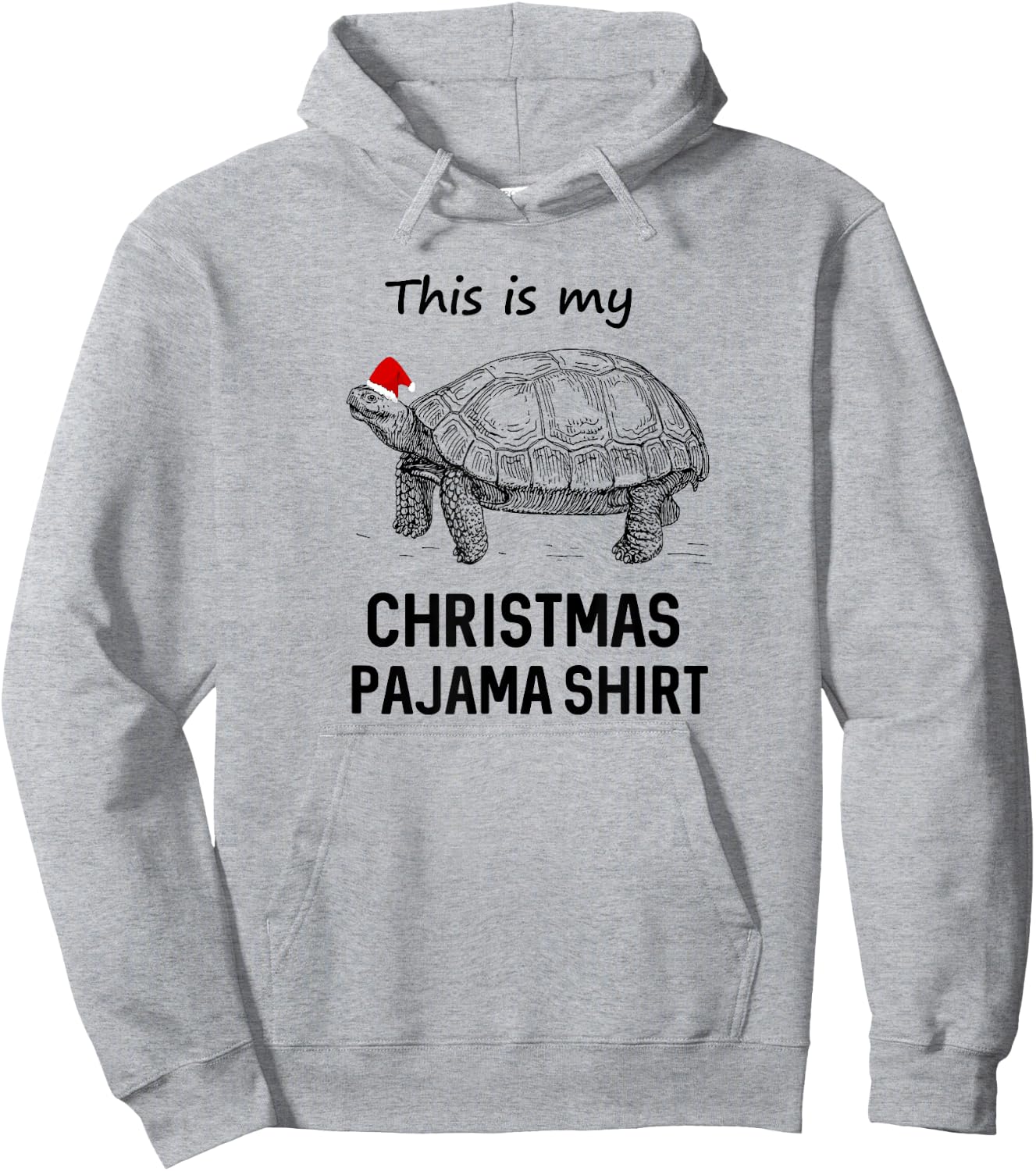 Russian Tortoise Christmas Pajama shirt Family Matching Hoodie - Hoodie | Ash