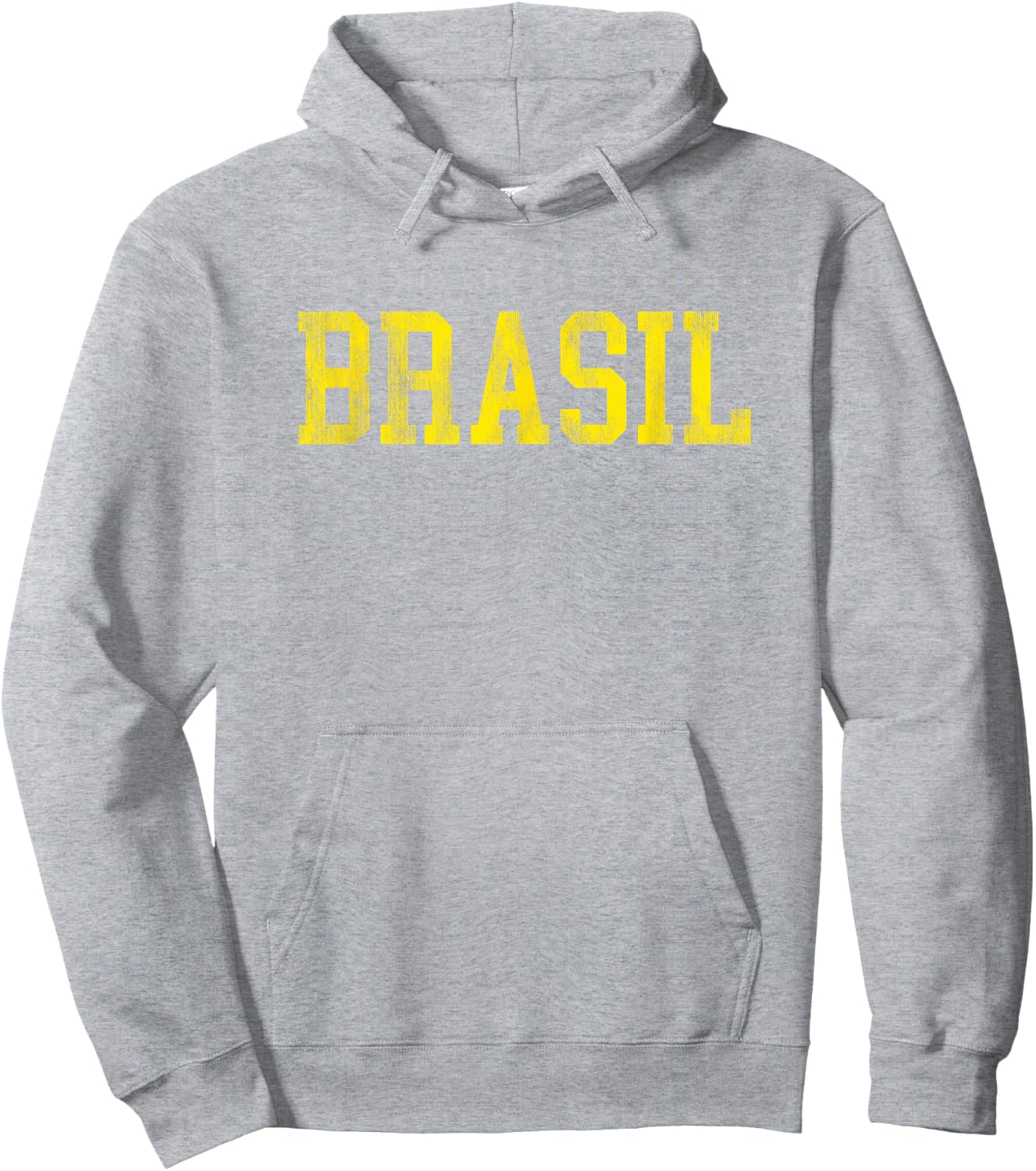 Vintage Brasil Souvenir Retro Brazil Brazilian Throwback Hoodie - Hoodie | Ash