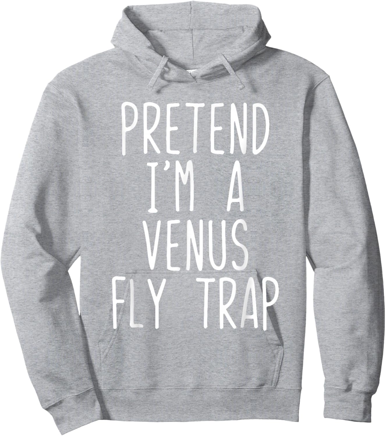 Pretend I'm A Venus Fly Trap Costume Halloween Lazy Kids Hoodie - Hoodie | Ash