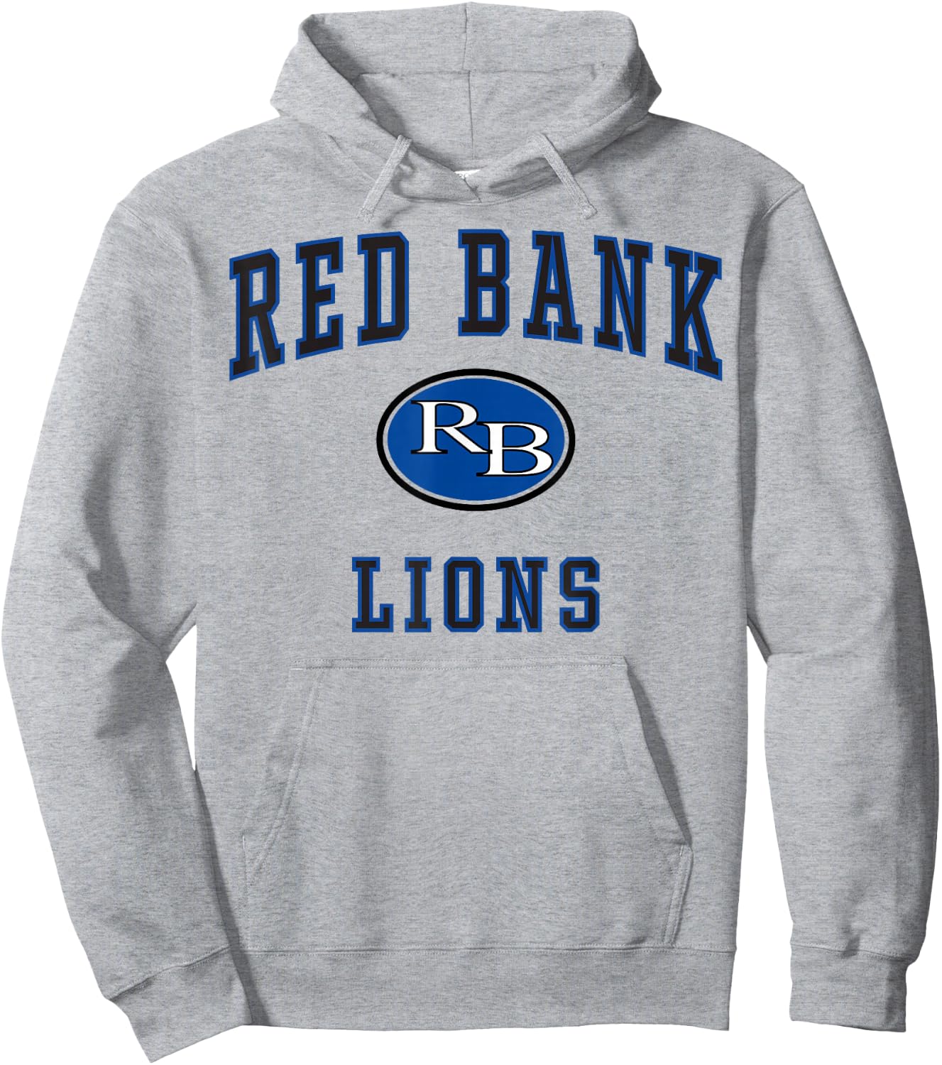 Red Bank High School Lions C1 Hoodie - Hoodie | Ash