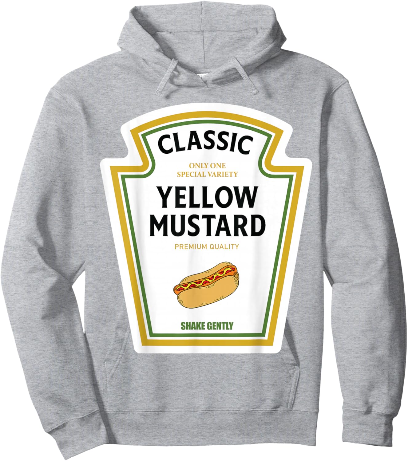 Mustard Halloween 2024 Costume Family Matching Ketchup Sauce Hoodie - Hoodie | Ash